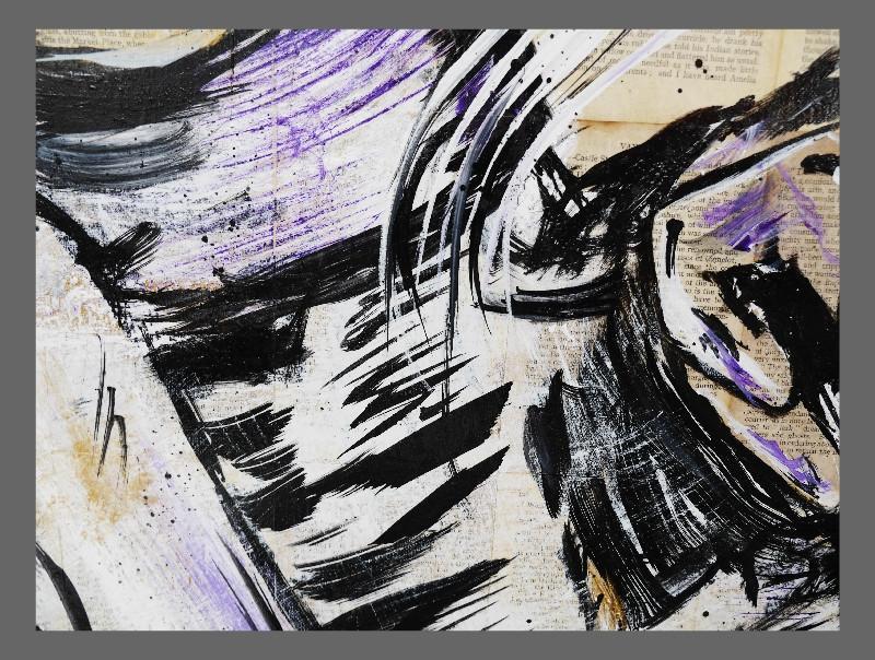 Silk 140cm x 100cm Book Club Series Purple (SOLD)