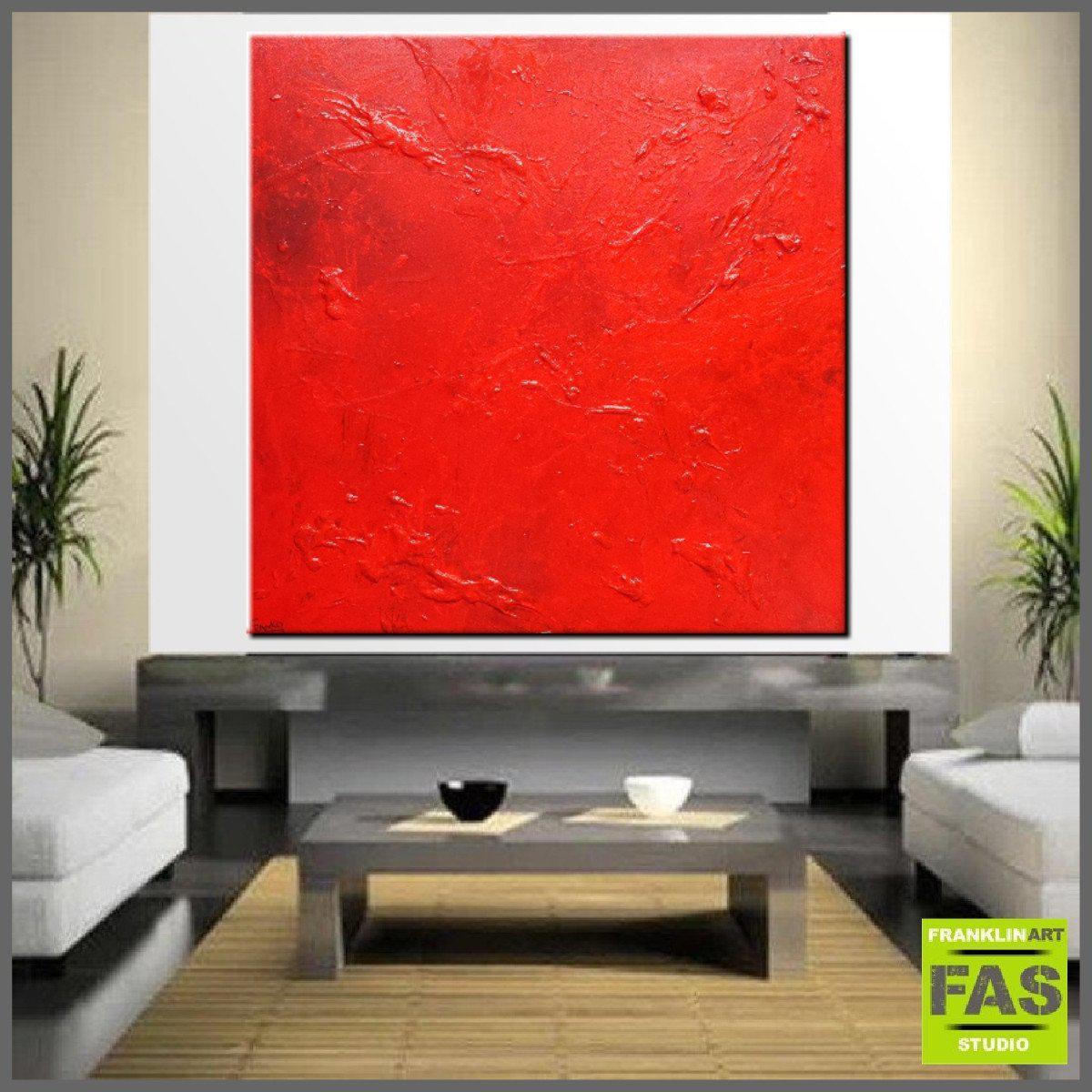Simply Red 120cm x 120cm Abstract Painting Red (SOLD)-abstract-[Franko_Artist]-[Australian_artist]-[Gold_Coast]-[Brisbane]-[modern]-[contemporary]-[original]-[Large_artwork]-[The_Block]-[Dream_Homes]-[ideas]-[Grand_Designs]-[Art_Lover]-Franklin Art Studio