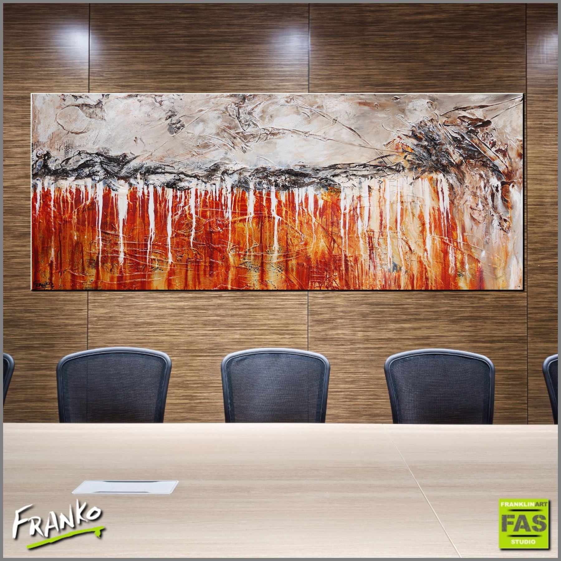 Simply Rusted 200cm x 80cm Rust White Abstract Painting (SOLD)-abstract-[Franko_Artist]-[Australian_artist]-[Gold_Coast]-[Brisbane]-[modern]-[contemporary]-[original]-[Large_artwork]-[The_Block]-[Dream_Homes]-[ideas]-[Grand_Designs]-[Art_Lover]-Franklin Art Studio