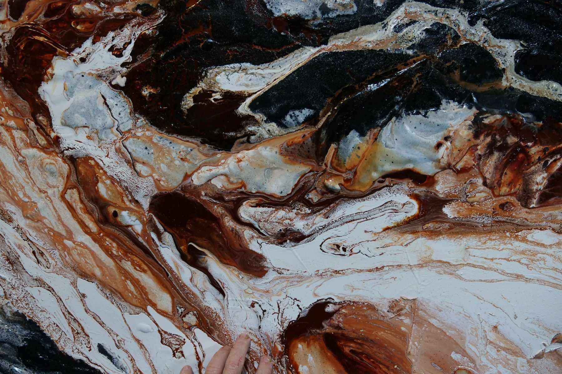 Slated Evolution 240cm x 100cm Rust Textured Abstract Painting (SOLD)