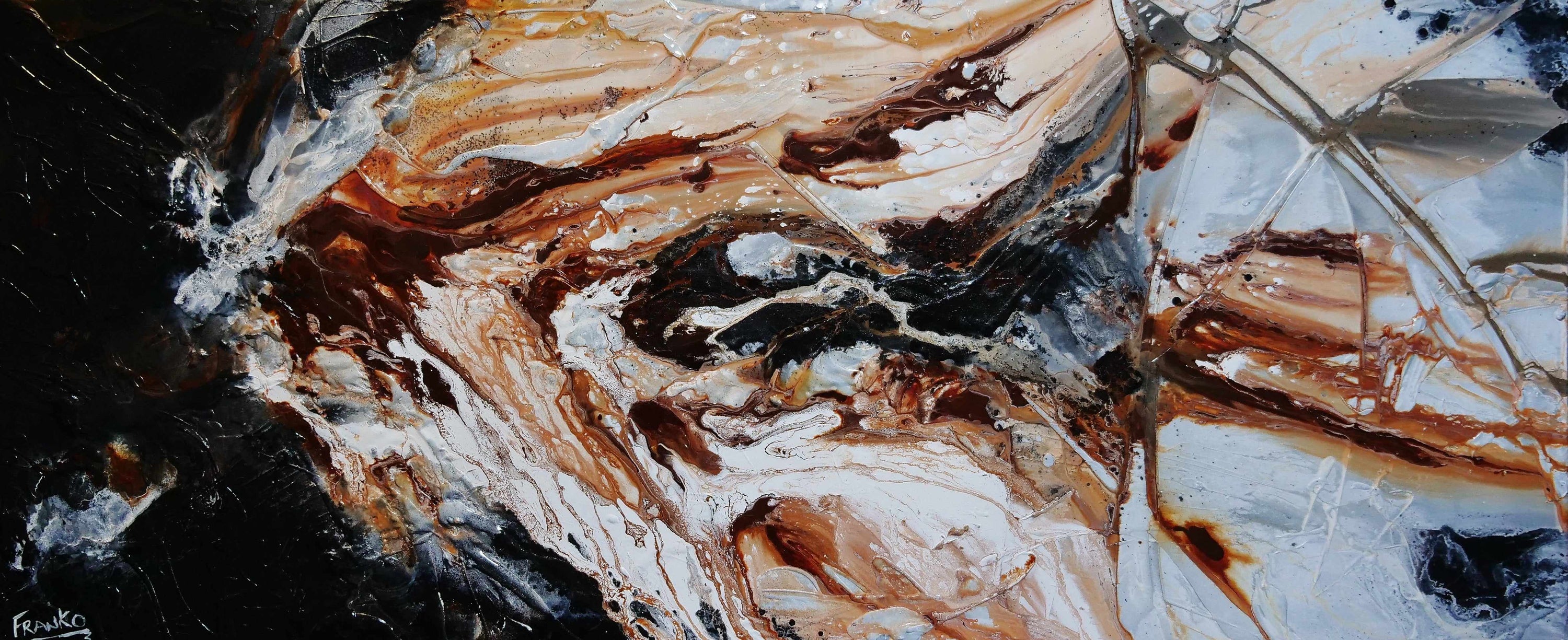 Slated Evolution 240cm x 100cm Rust Textured Abstract Painting (SOLD)-Abstract-[Franko_Artist]-[Australian_artist]-[Gold_Coast]-[Brisbane]-[modern]-[contemporary]-[original]-[Large_artwork]-Franklin Art Studio