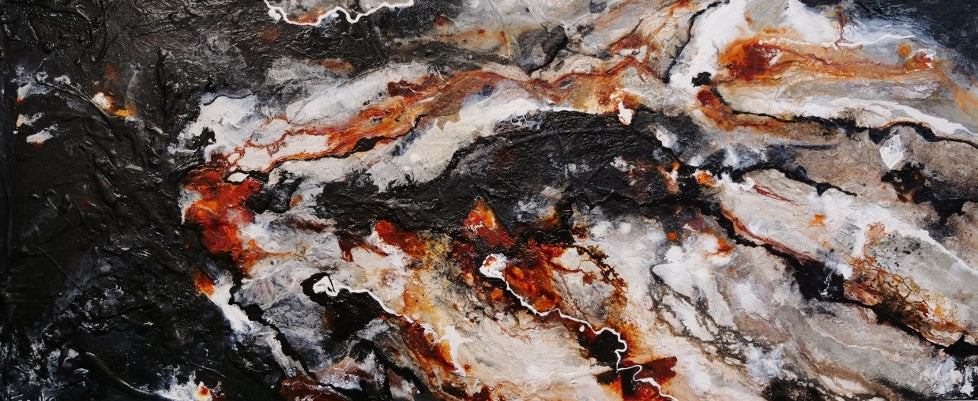 Slated Noir 240cm x 100cm Rust Black Grey Textured Abstract Painting (SOLD)-Abstract-[Franko_Artist]-[Australian_artist]-[Gold_Coast]-[Brisbane]-[modern]-[contemporary]-[original]-[Large_artwork]-Franklin Art Studio