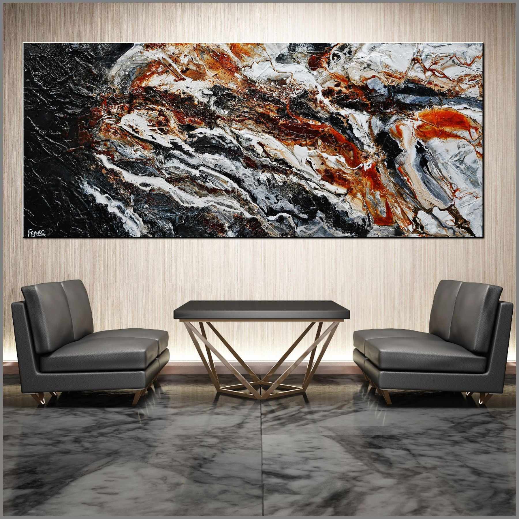 Slated Oxide 240cm x 100cm Black White Rust Textured Abstract Painting (SOLD)-Abstract-[Franko_Artist]-[Australian_artist]-[Gold_Coast]-[Brisbane]-[modern]-[contemporary]-[original]-[Large_artwork]-[The_Block]-[Dream_Homes]-[ideas]-[Grand_Designs]-[Art_Lover]-Franklin Art Studio