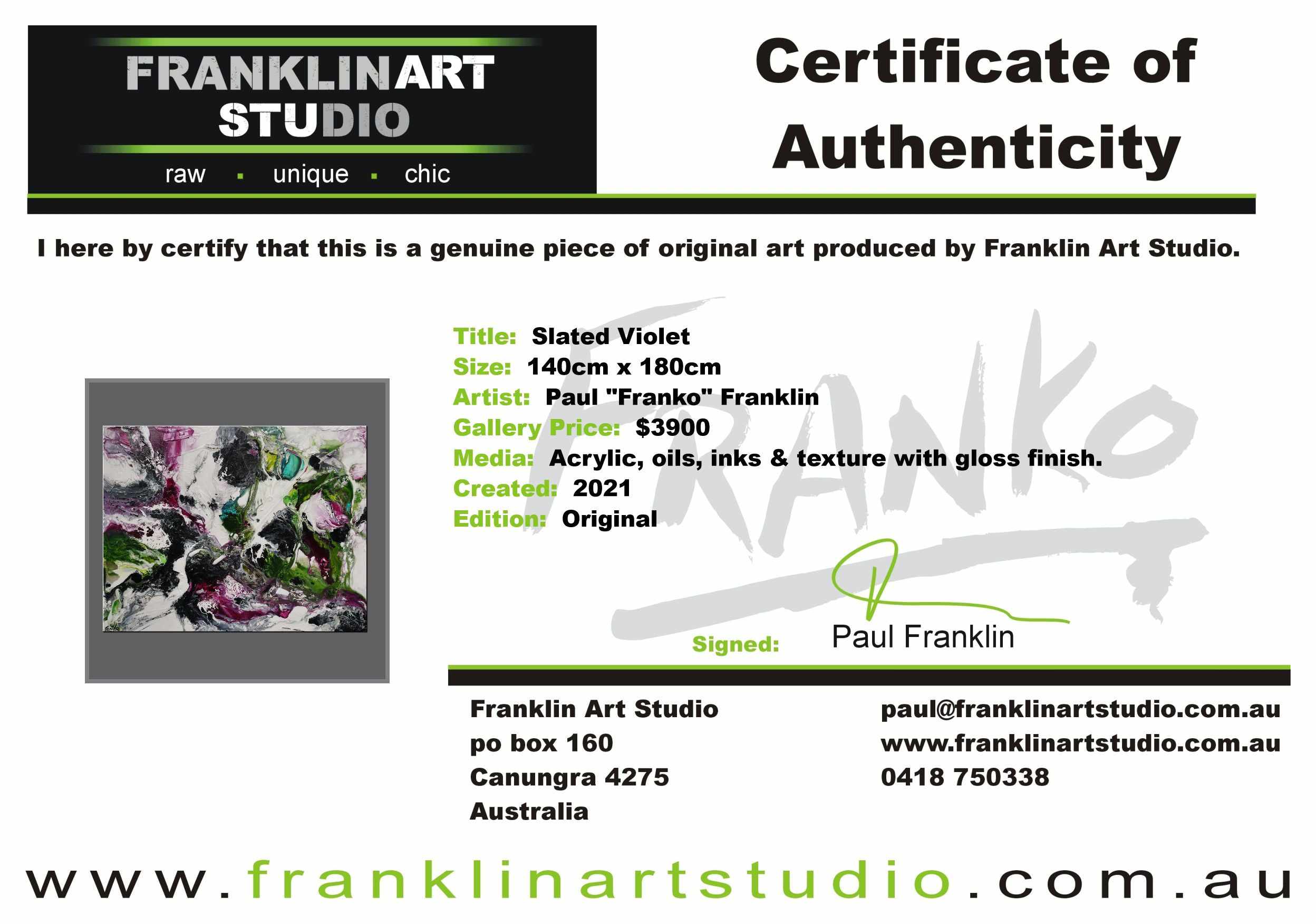 update alt-text with template Slated Violet 140cm x 180cm Green Violet Textured Abstract Painting-Abstract-[Franko_Artist]-[The_Block]-[Dream_Homes]-[ideas]- [Grand_Designs]-Franklin Art Studio