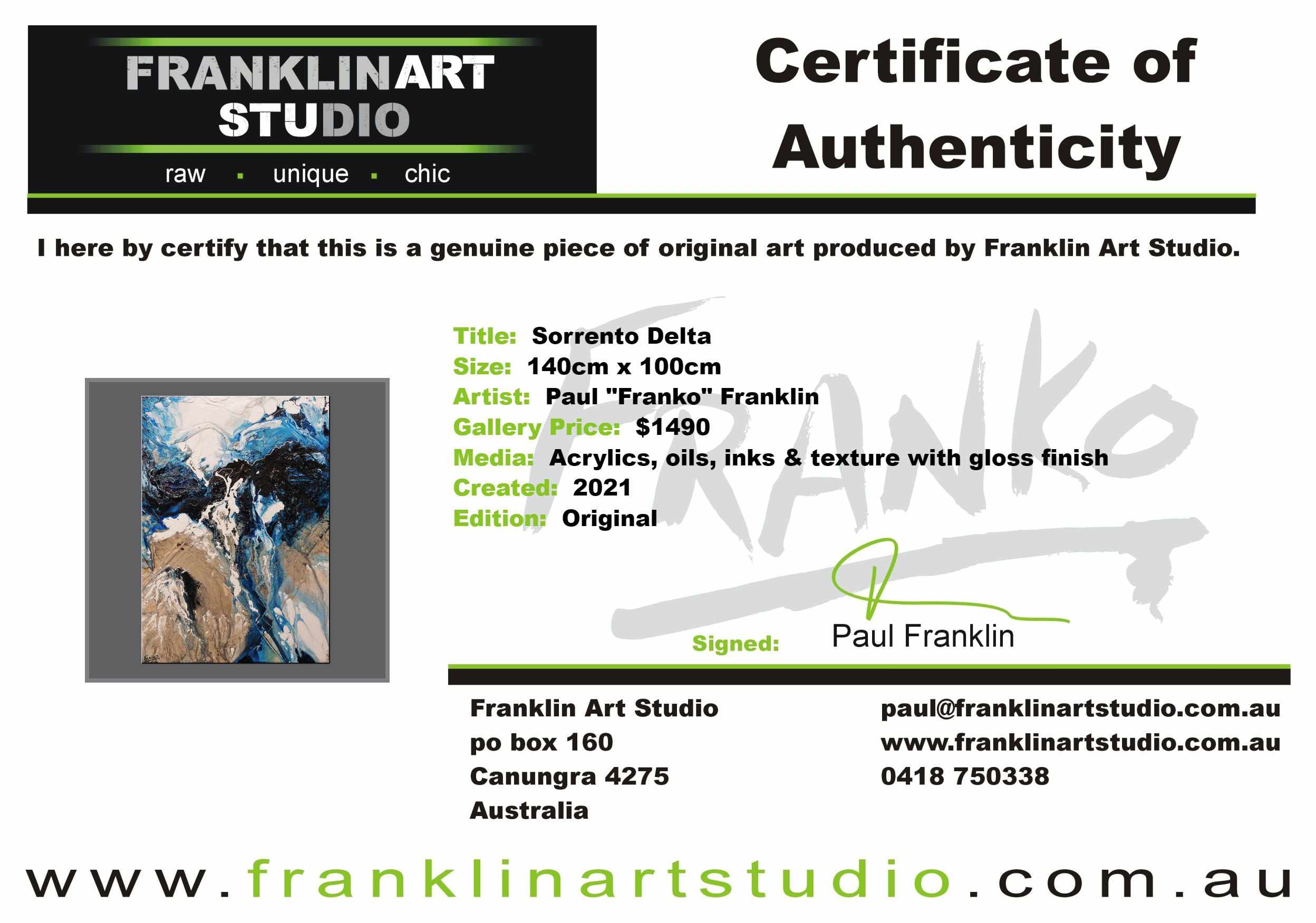 Sorrento Delta 140cm x 100cm Blue Cream Textured Abstract Painting (SOLD)-Abstract-[Franko_Artist]-[The_Block]-[Dream_Homes]-[ideas]-[Grand_Designs]-[Art_Lover]-Franklin Art Studio