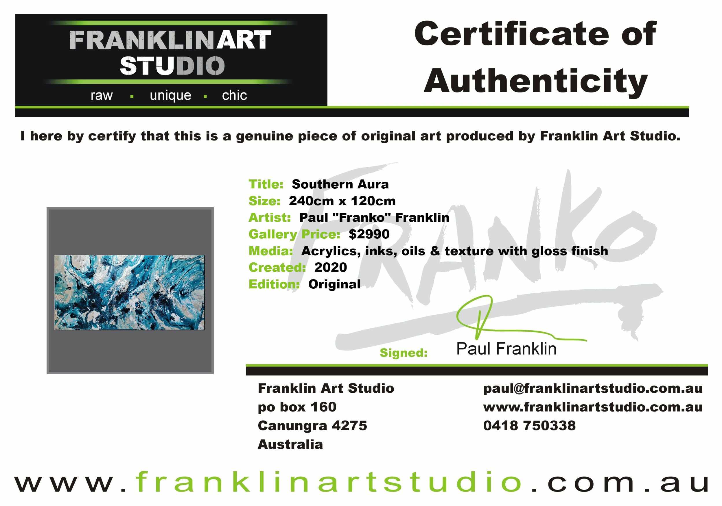 Southern Aura 240cm x 120cm Blue White Cream Textured Abstract Painting (SOLD)-Abstract-[Franko_Artist]-[The_Block]-[Dream_Homes]-[ideas]-[Grand_Designs]-[Art_Lover]-Franklin Art Studio