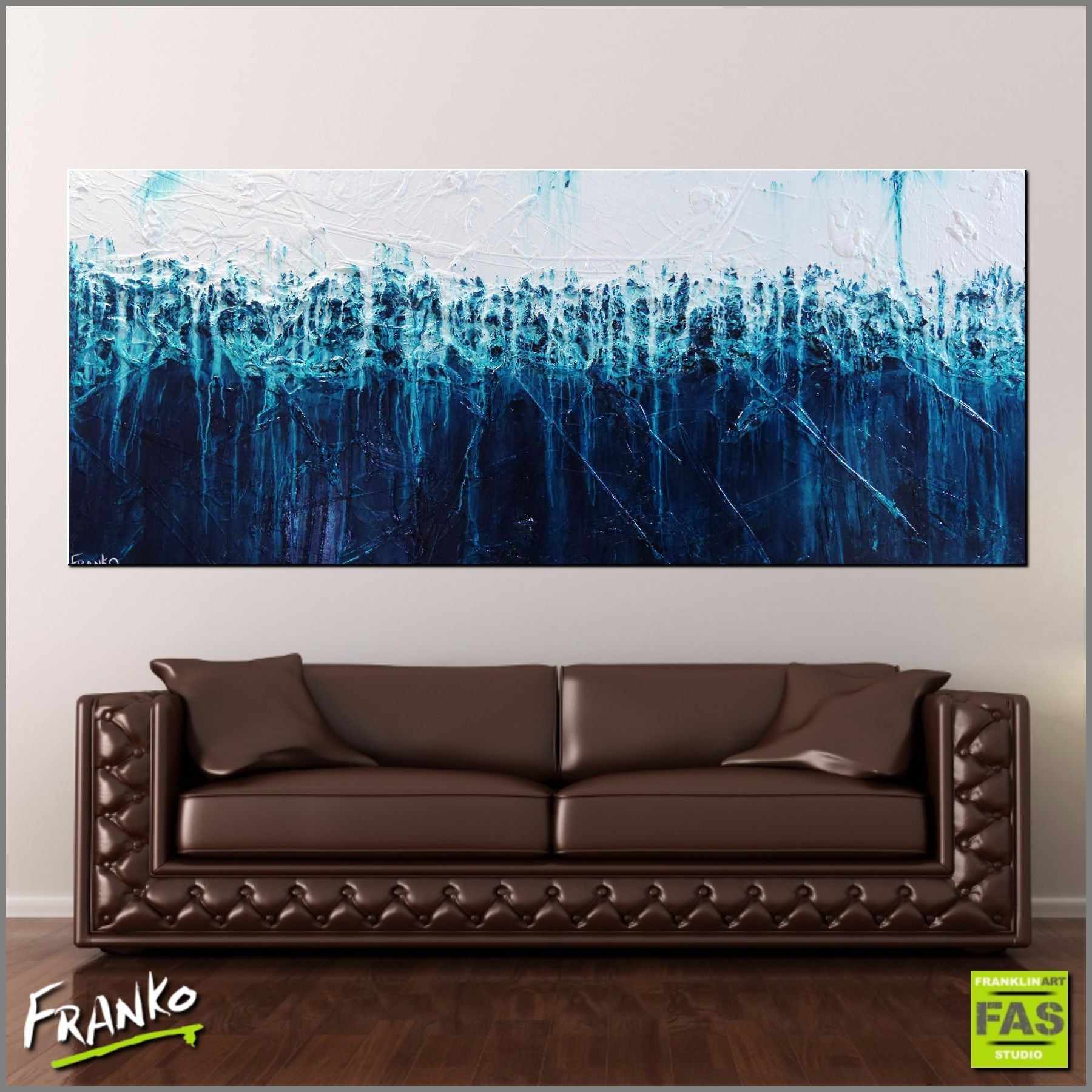 Southern Seas Simmer 240cm x 100cm Turquoise Abstract Painting (SOLD)-abstract-[Franko_Artist]-[Australian_artist]-[Gold_Coast]-[Brisbane]-[modern]-[contemporary]-[original]-[Large_artwork]-[The_Block]-[Dream_Homes]-[ideas]-[Grand_Designs]-[Art_Lover]-Franklin Art Studio