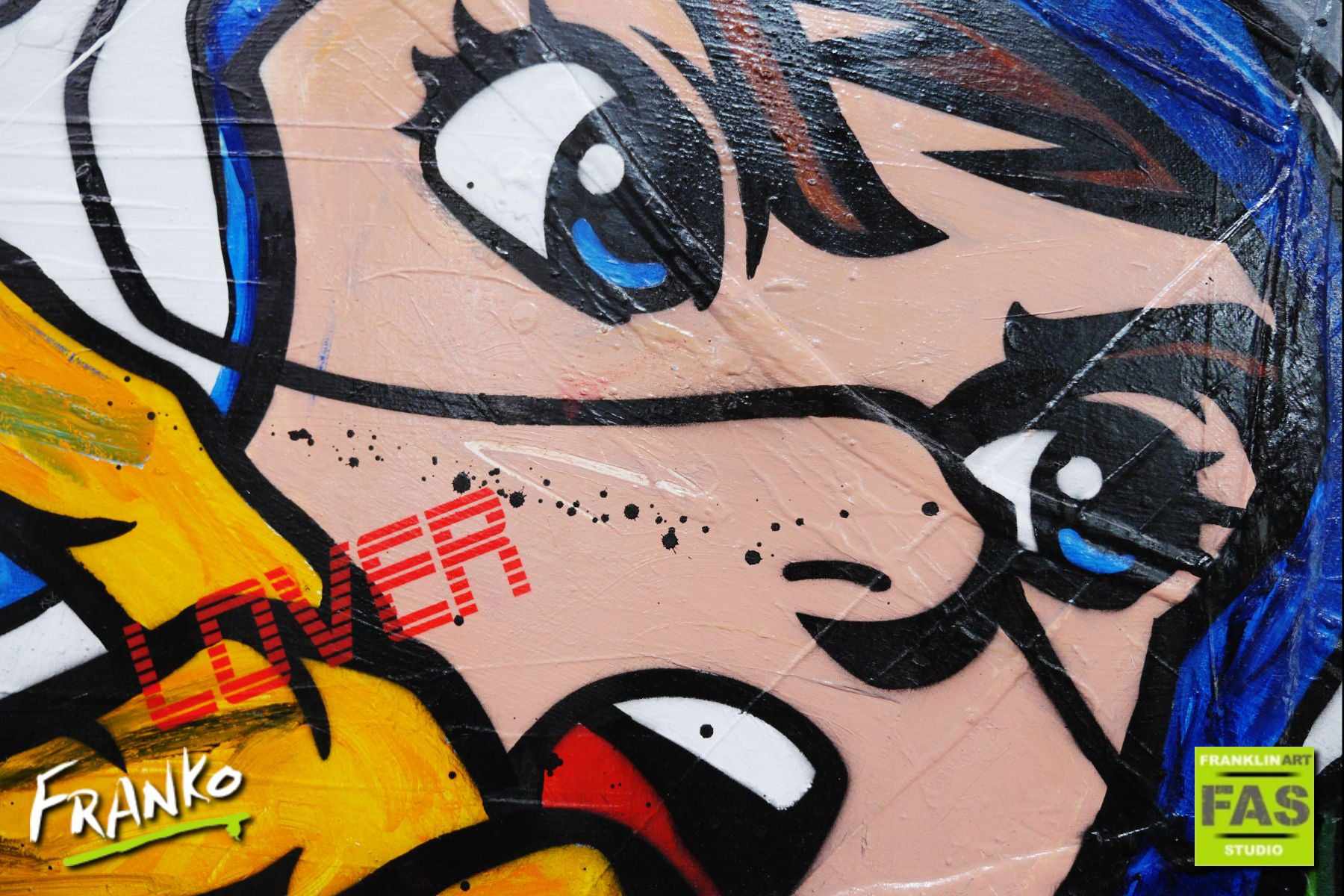 Speeding Speedy Speed 160cm x 100cm Speed Racer Textured Urban Pop Art Painting (SOLD)