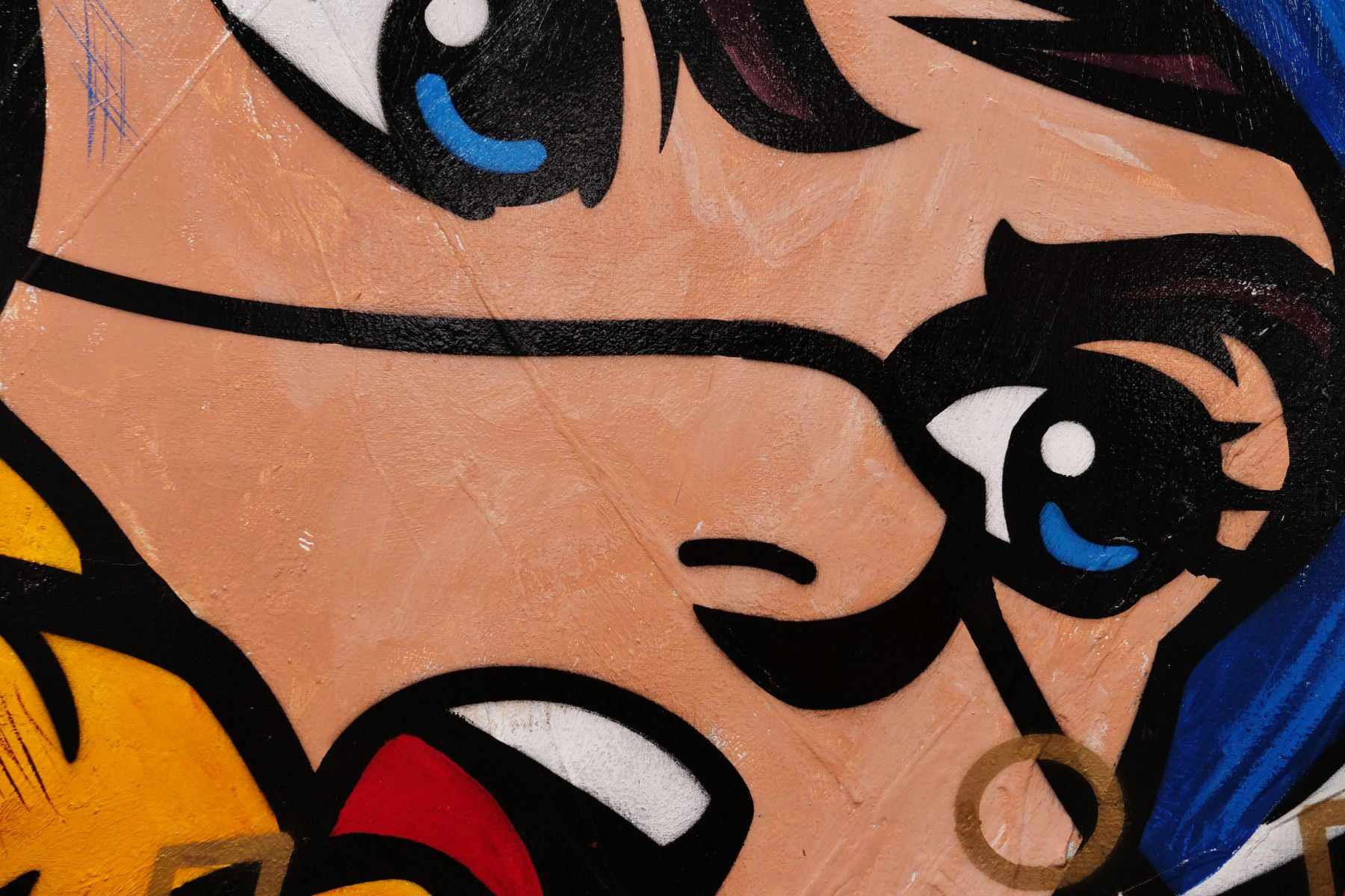 Speedy Speed 240cm x 120cm Speed Racer Textured Urban Pop Art Painting (SOLD)