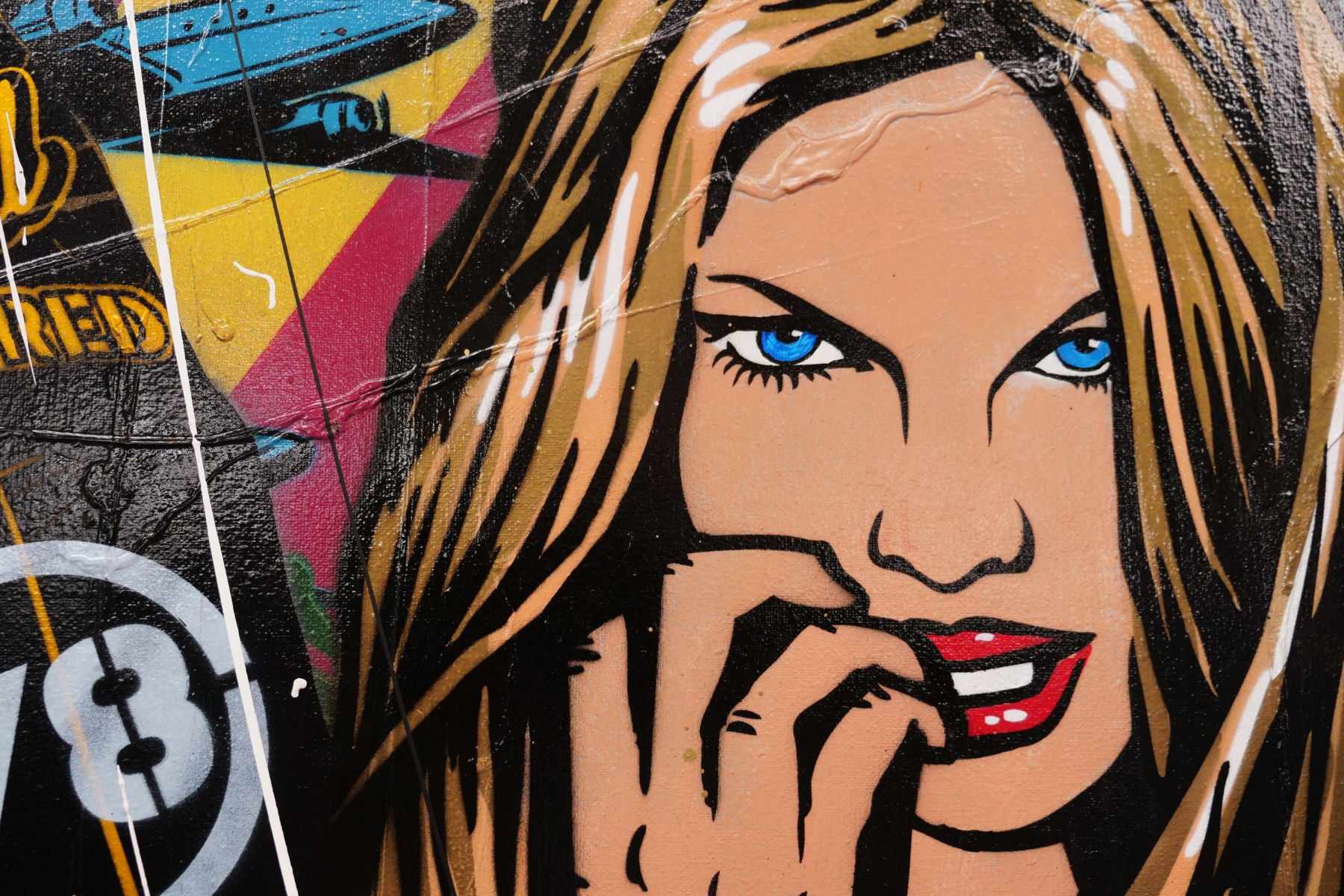 Speedy Speed 240cm x 120cm Speed Racer Textured Urban Pop Art Painting (SOLD)