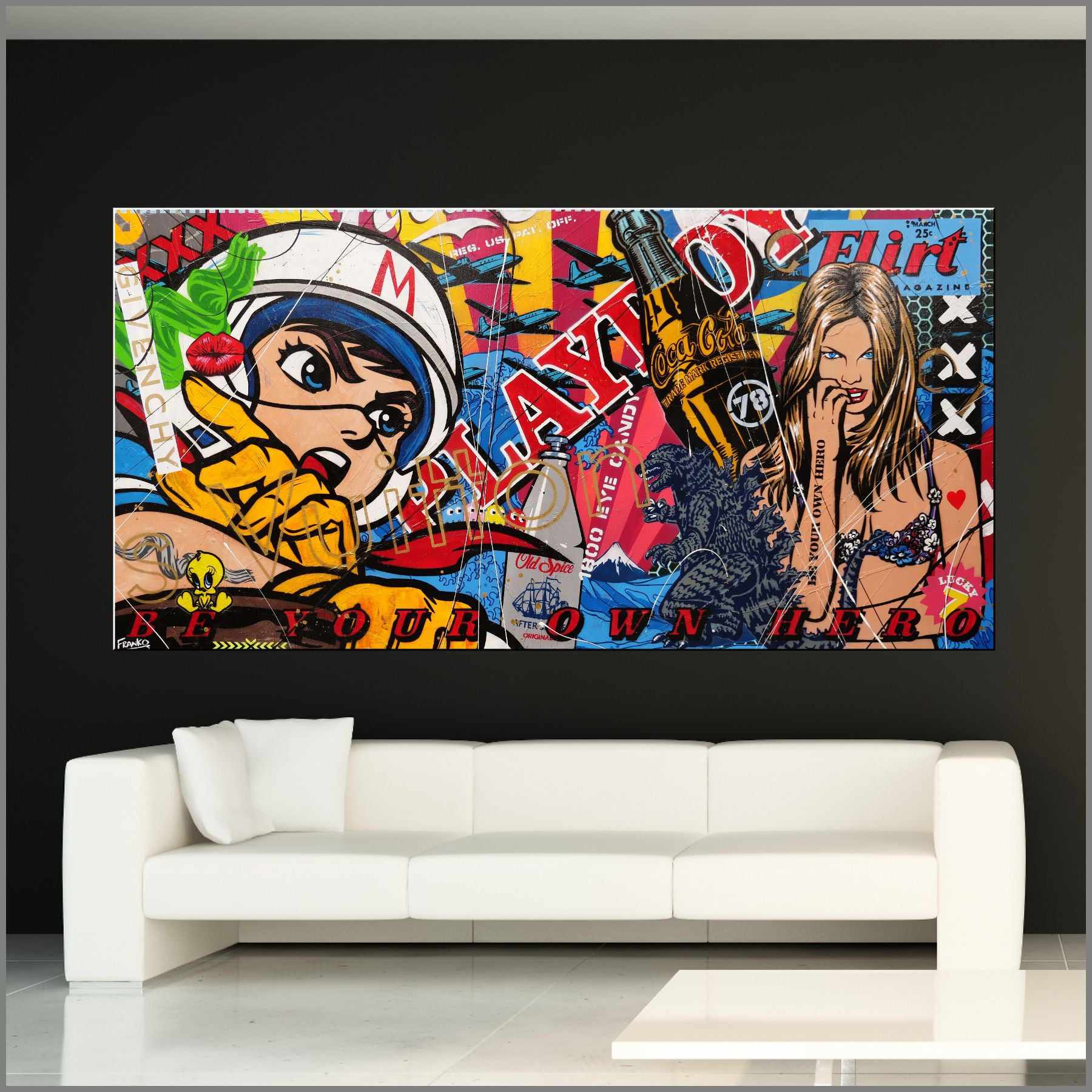Speedy Speed 240cm x 120cm Speed Racer Textured Urban Pop Art Painting (SOLD)-urban pop-[Franko_Artist]-[Australian_artist]-[Gold_Coast]-[Brisbane]-[modern]-[contemporary]-[original]-[Large_artwork]-[The_Block]-[Dream_Homes]-[ideas]-[Grand_Designs]-[Art_Lover]-Franklin Art Studio