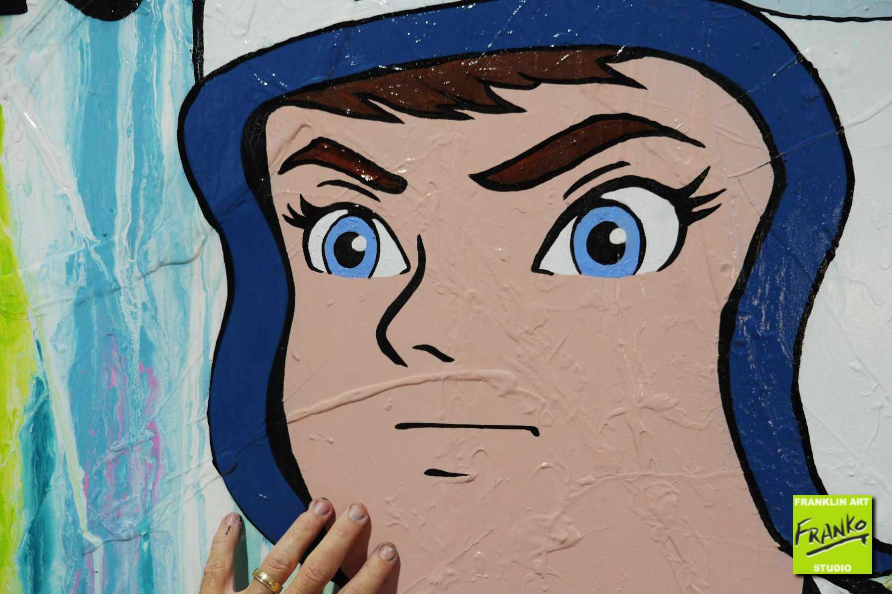 Speedy Timing 120cm x 150cm Speed Racer Urban Pop Art Painting (SOLD)