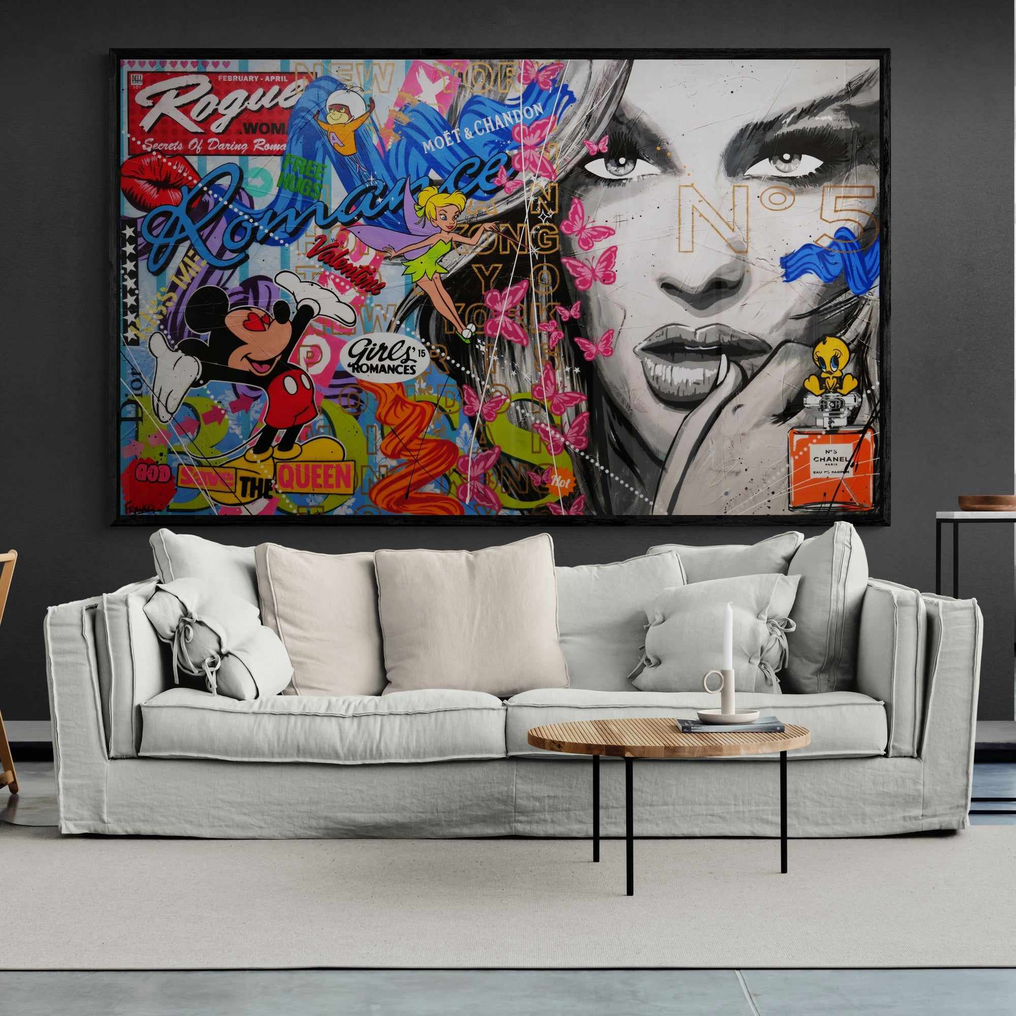 Spell Bound 200cm x 120cm Sexy Woman Textured Urban Pop Art Painting (SOLD)-Urban Pop Art-[Franko_Artist]-[Australian_artist]-[Gold_Coast]-[Brisbane]-[modern]-[contemporary]-[original]-[Large_artwork]-[The_Block]-[Dream_Homes]-[ideas]-[Grand_Designs]-[Art_Lover]-Franklin Art Studio