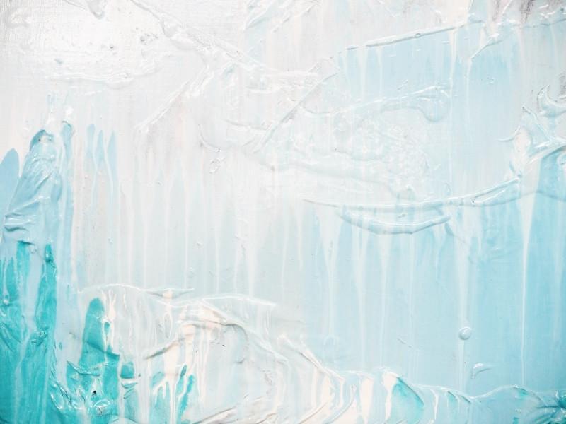 Spring Blue 160cm x 60cm Blue Abstract Painting (SOLD)