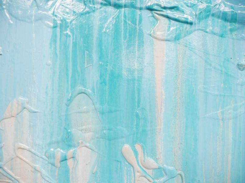 Spring Blue 160cm x 60cm Blue Abstract Painting (SOLD)-abstract-[Franko]-[Artist]-[Australia]-[Painting]-Franklin Art Studio