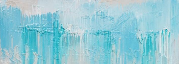 Spring Blue 160cm x 60cm Blue Abstract Painting (SOLD)-abstract-[Franko_Artist]-[Australian_artist]-[Gold_Coast]-[Brisbane]-[modern]-[contemporary]-[original]-[Large_artwork]-Franklin Art Studio