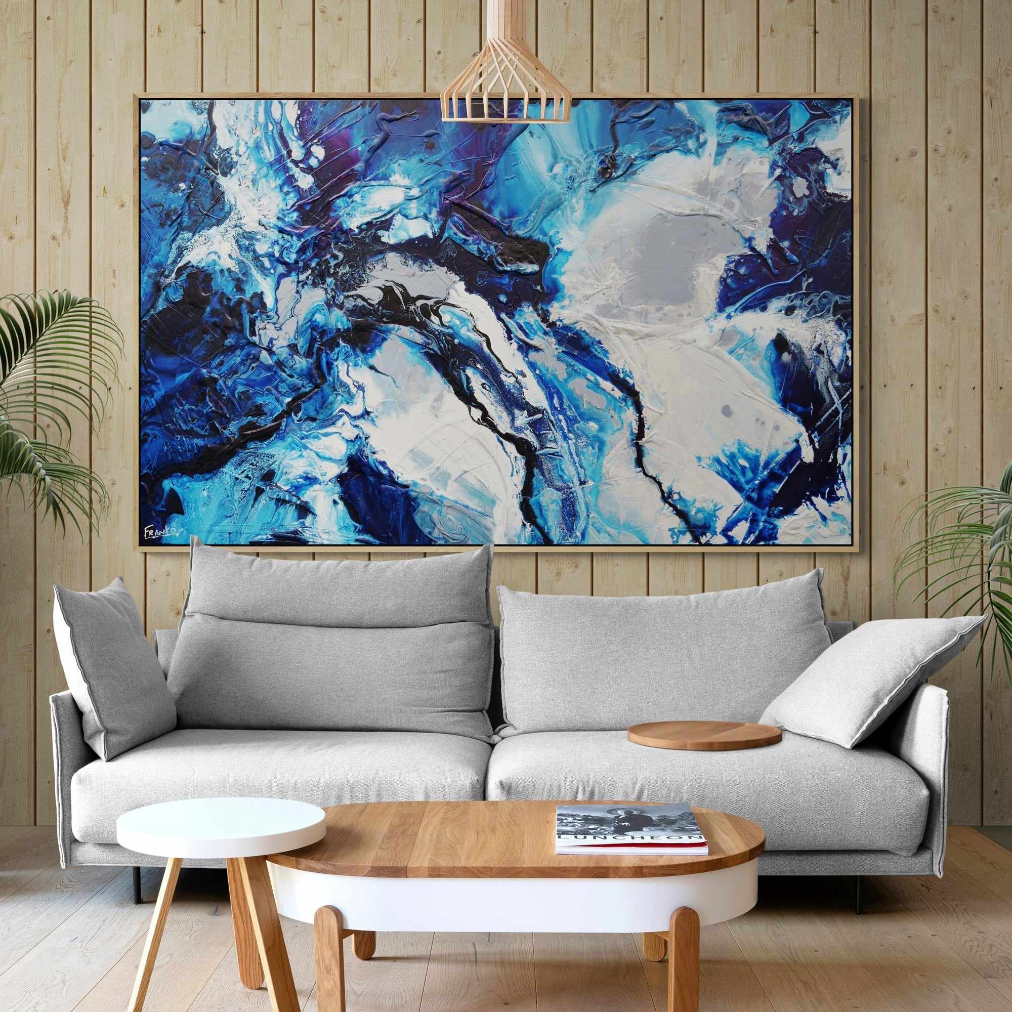 Spritzer 160cm x 100cm Blue White Grey Textured Abstract Painting (SOLD)-Abstract-[Franko_Artist]-[Australian_artist]-[Gold_Coast]-[Brisbane]-[modern]-[contemporary]-[original]-[Large_artwork]-[The_Block]-[Dream_Homes]-[ideas]-[Grand_Designs]-[Art_Lover]-Franklin Art Studio
