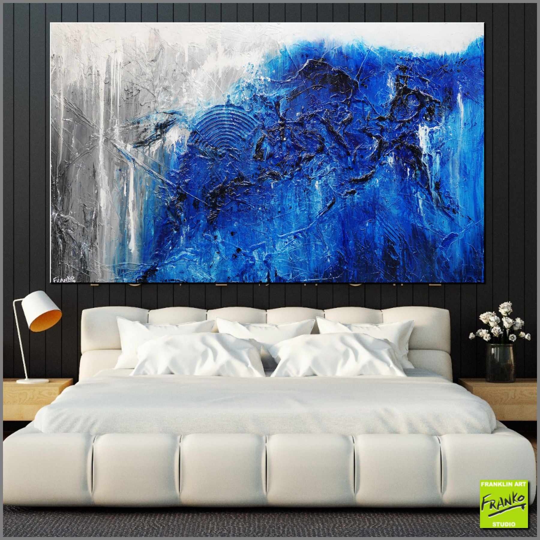 Steel Blue 250cm x 150cm Grey Blue Textured Abstract Painting (SOLD)-Abstract-[Franko_Artist]-[Australian_artist]-[Gold_Coast]-[Brisbane]-[modern]-[contemporary]-[original]-[Large_artwork]-[The_Block]-[Dream_Homes]-[ideas]-[Grand_Designs]-[Art_Lover]-Franklin Art Studio