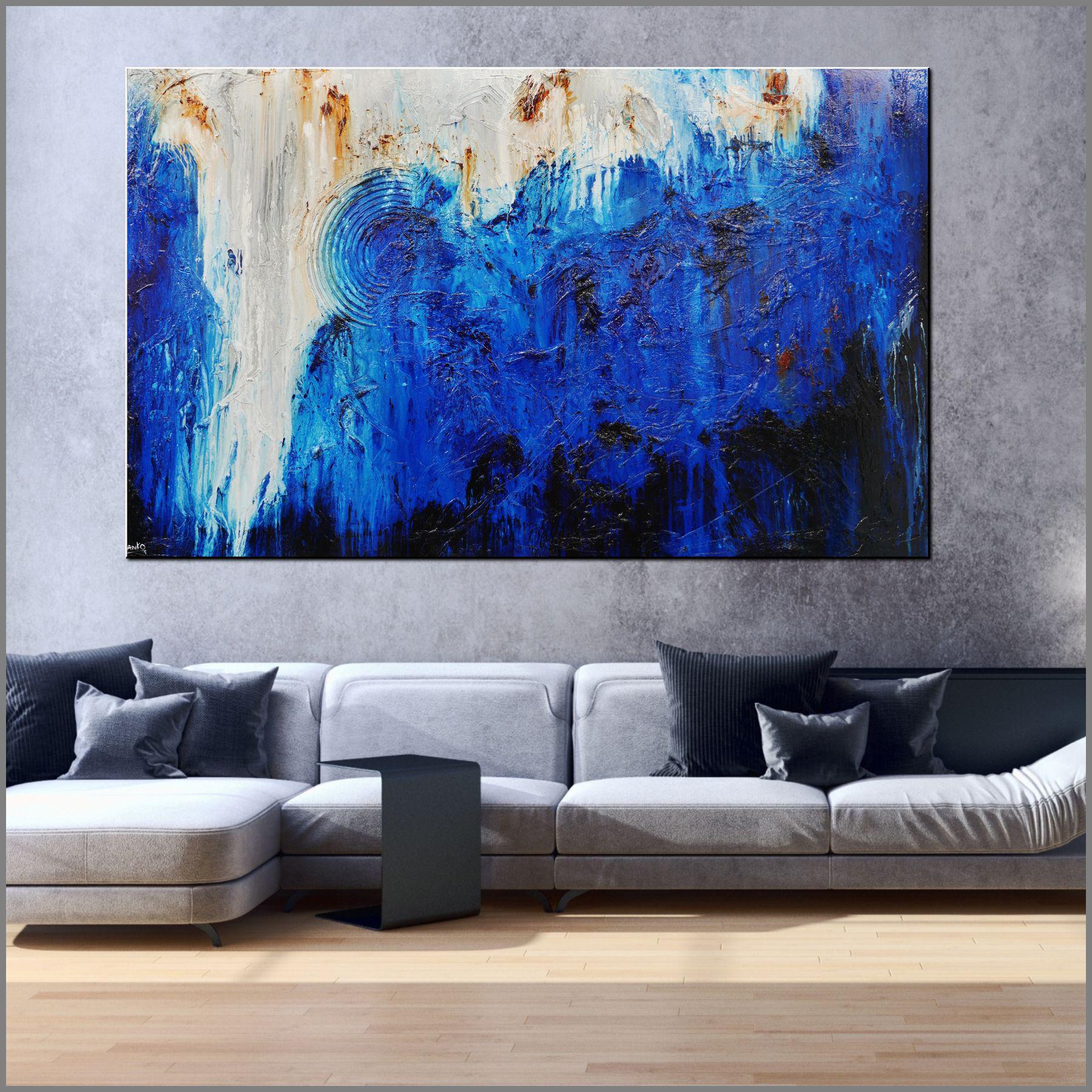 Steel Blue Oxide 150cm x 250cm White Blue Textured Abstract Painting (SOLD)-Abstract-[Franko_Artist]-[Australian_artist]-[Gold_Coast]-[Brisbane]-[modern]-[contemporary]-[original]-[Large_artwork]-[The_Block]-[Dream_Homes]-[ideas]-[Grand_Designs]-[Art_Lover]-Franklin Art Studio