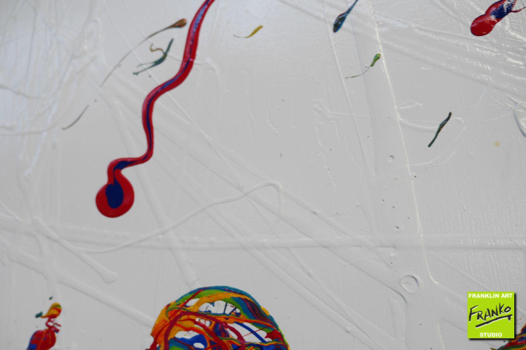 Style and Grace 160cm x 60cm Ballerina Urban Pop Art Painting (SOLD)-urban pop-[Franko]-[Artist]-[Australia]-[Painting]-Franklin Art Studio