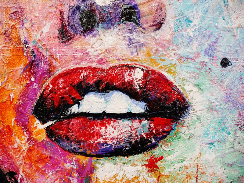 Sultry, Sexy Miss M 120cm x 120cm Marilyn Monroe (SOLD)