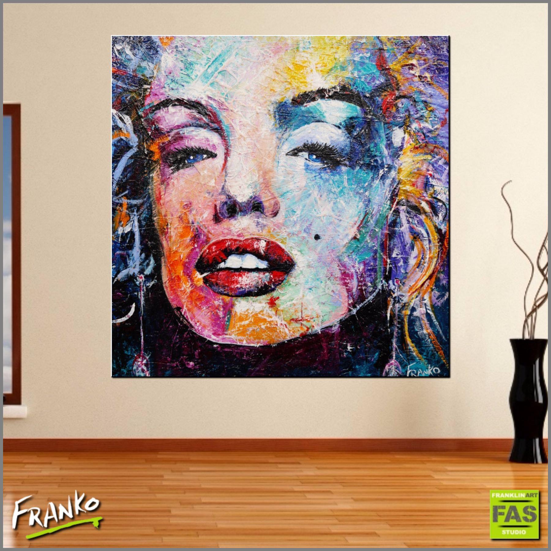 Sultry, Sexy Miss M 120cm x 120cm Marilyn Monroe (SOLD)-abstract realism-[Franko_Artist]-[Australian_artist]-[Gold_Coast]-[Brisbane]-[modern]-[contemporary]-[original]-[Large_artwork]-[The_Block]-[Dream_Homes]-[ideas]-[Grand_Designs]-[Art_Lover]-Franklin Art Studio