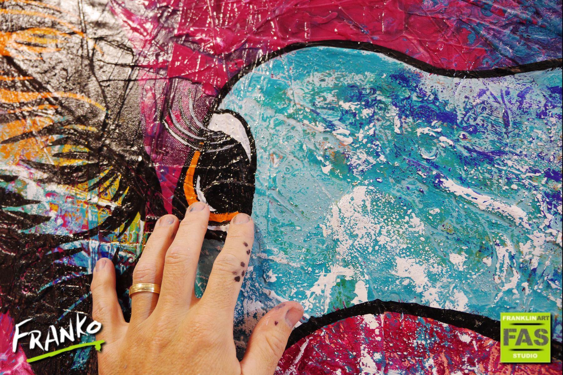 Tagged Coco 140cm x 100cm Cow Pop Art Painting (SOLD)