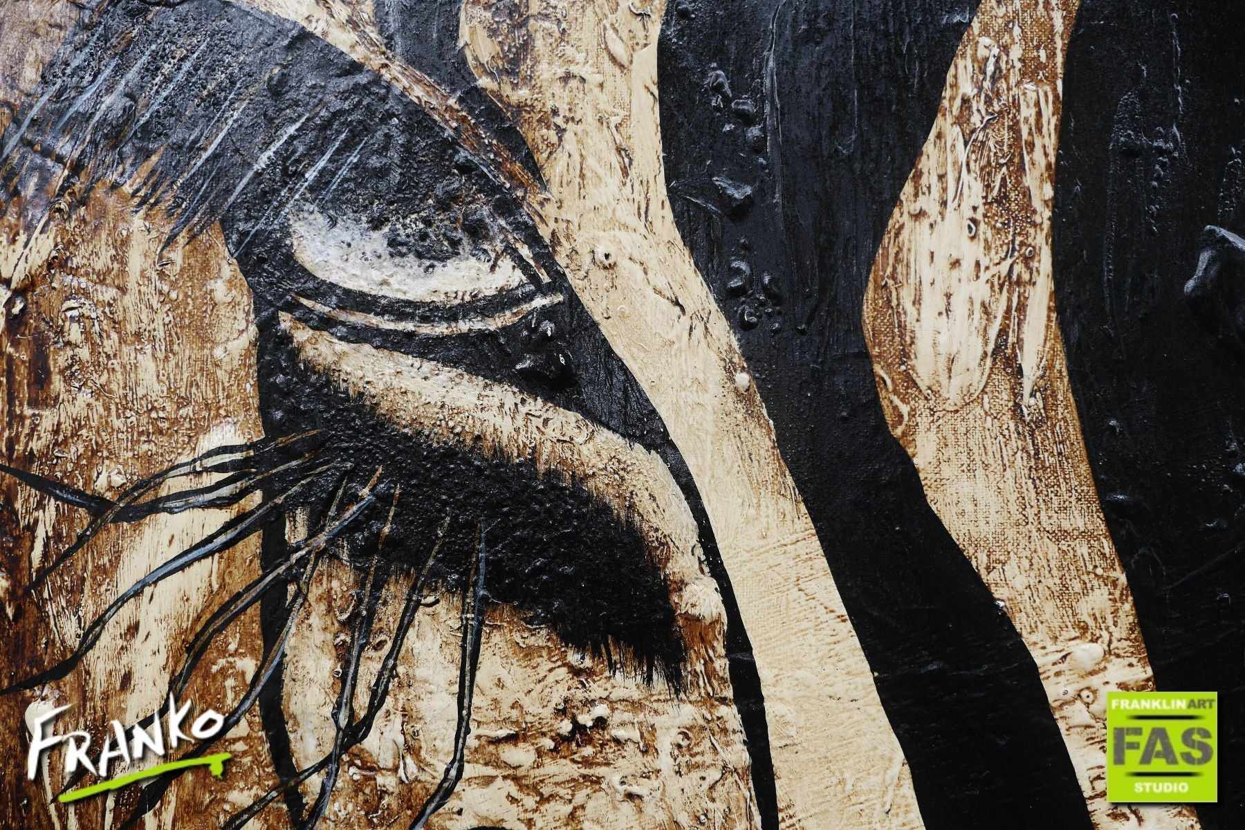 Tahir Joy (Pure) 140cm x 100cm African Zebra Painting (SOLD)