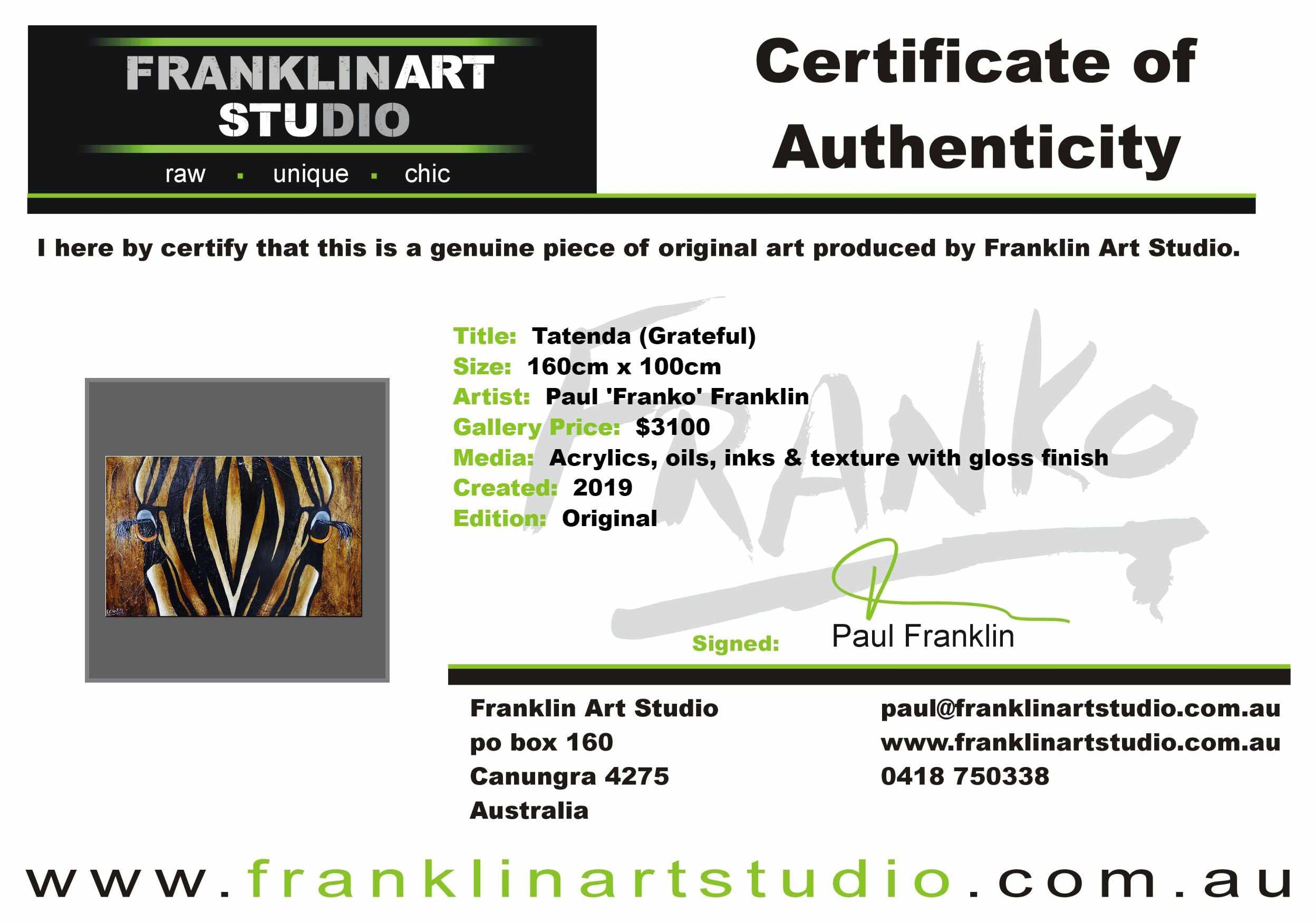 Tatenda (Grateful) 160cm x 100cm African Zebra Urban Pop Painting (SOLD)-Animals-[Franko_Artist]-[The_Block]-[Dream_Homes]-[ideas]-[Grand_Designs]-[Art_Lover]-Franklin Art Studio