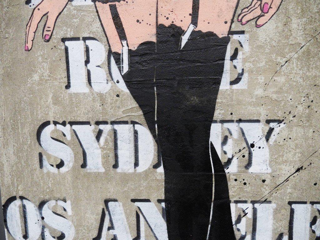 Teddy 160cm x 60cm Sexy Lingerie Concrete Pop Art Painting-Franko Artist-Franklin Art Studio