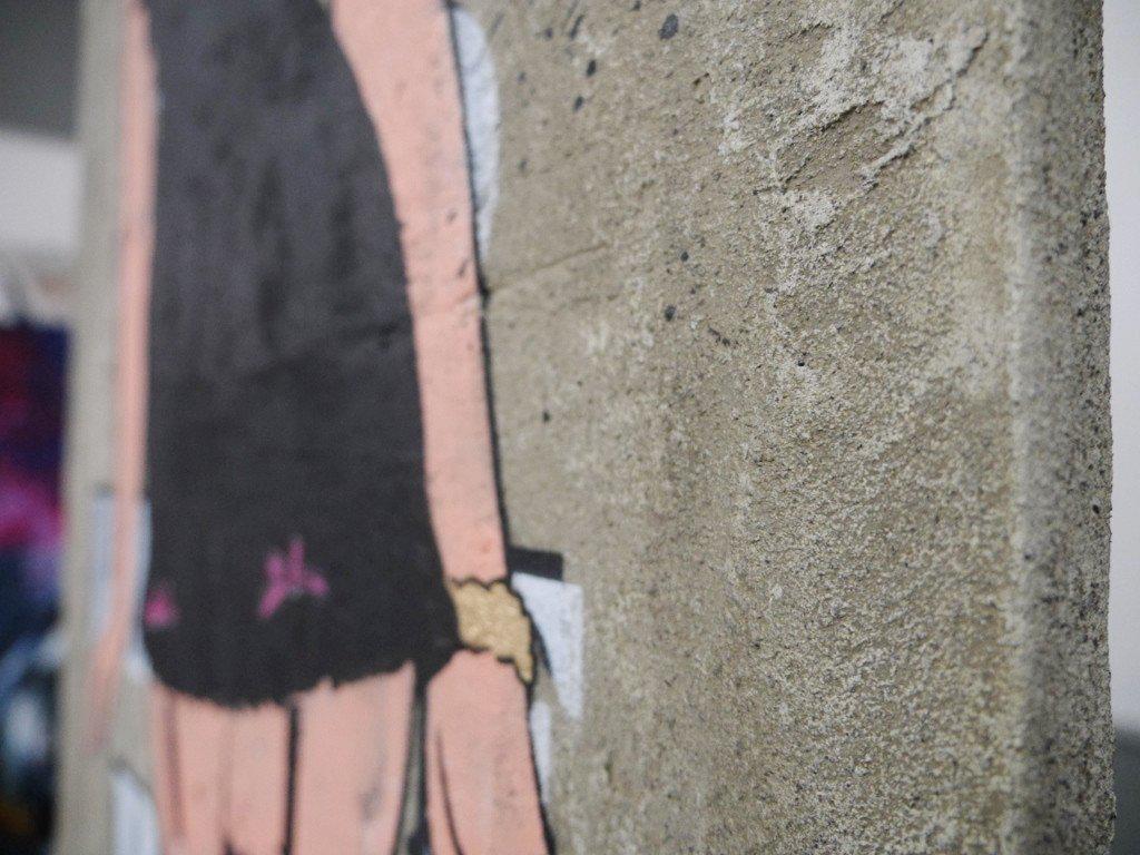 Teddy 160cm x 60cm Sexy Lingerie Concrete Pop Art Painting-Franko Artist-Franklin Art Studio