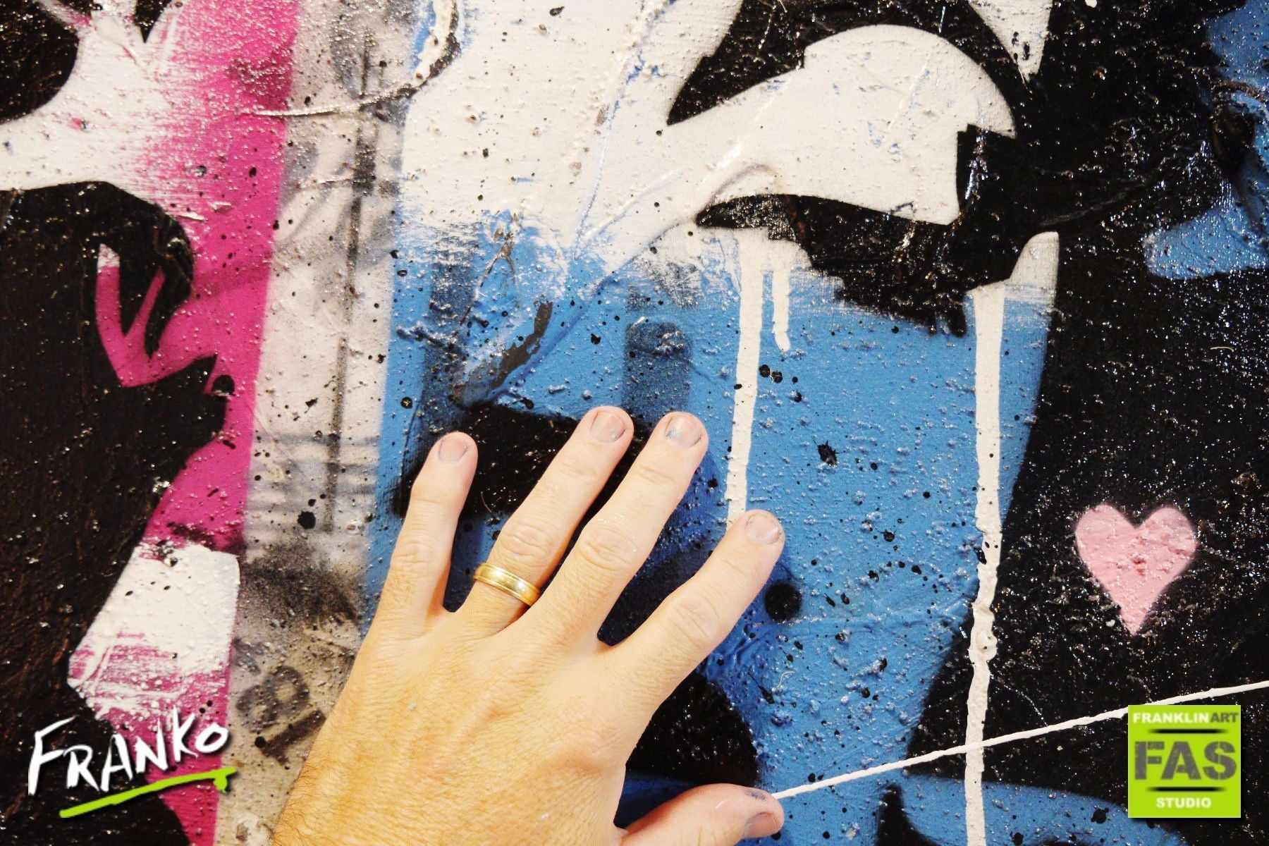 The 4th Face 160cm x 100cm Woman urban pop Painting (SOLD)