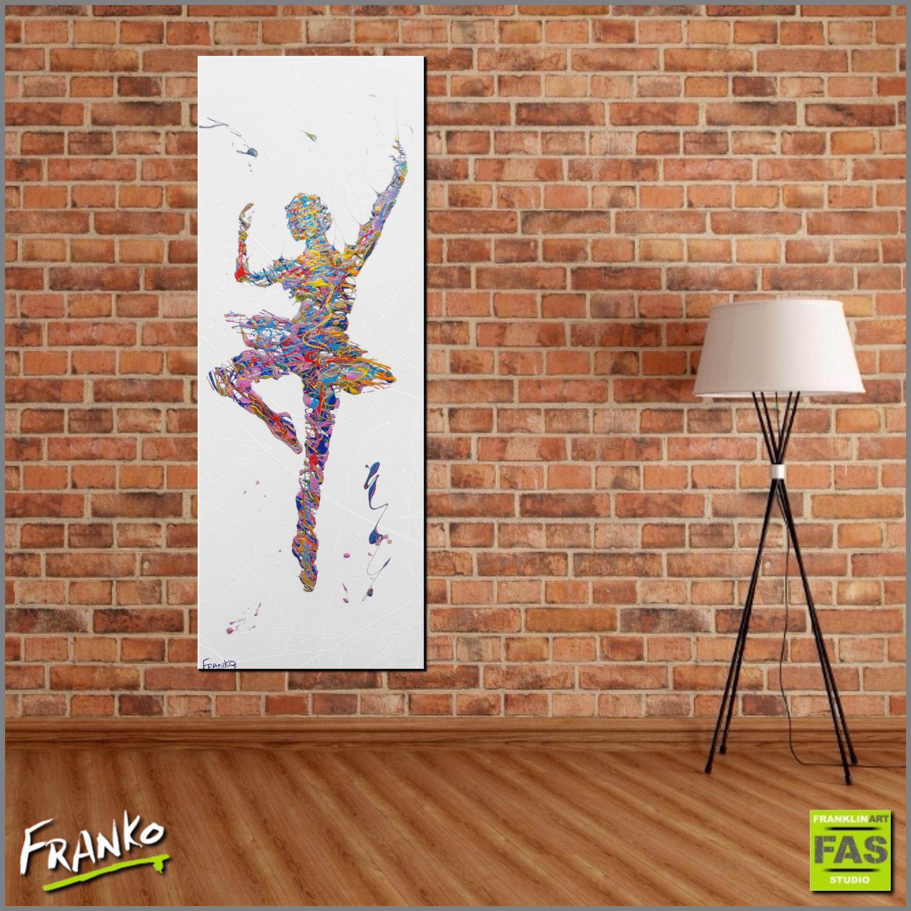 The Ballet 160cm x 60cm Ballerina Pop Art Painting (SOLD)-urban pop-[Franko_Artist]-[Australian_artist]-[Gold_Coast]-[Brisbane]-[modern]-[contemporary]-[original]-[Large_artwork]-[The_Block]-[Dream_Homes]-[ideas]-[Grand_Designs]-[Art_Lover]-Franklin Art Studio