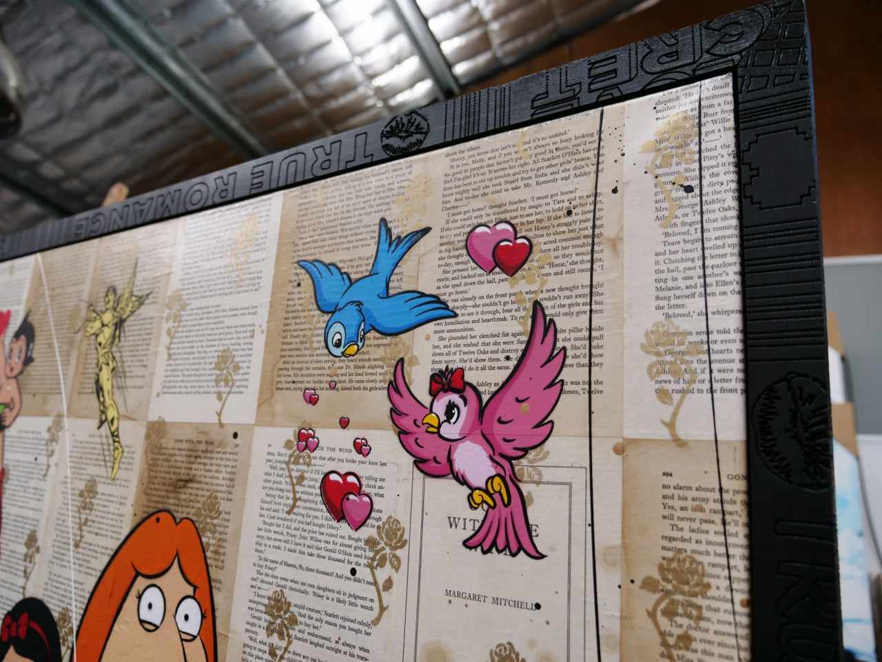 The Wedding of the Century 270cm x 120cm Cinderella Wedding Urban Pop Book Club Painting (SOLD)