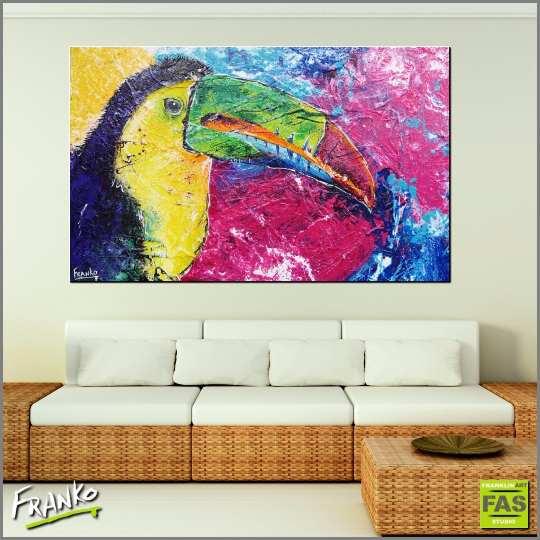 Toucan Riots 160cm x 100cm Toucan Painting (SOLD)-Animals-[Franko_Artist]-[Australian_artist]-[Gold_Coast]-[Brisbane]-[modern]-[contemporary]-[original]-[Large_artwork]-[The_Block]-[Dream_Homes]-[ideas]-[Grand_Designs]-[Art_Lover]-Franklin Art Studio