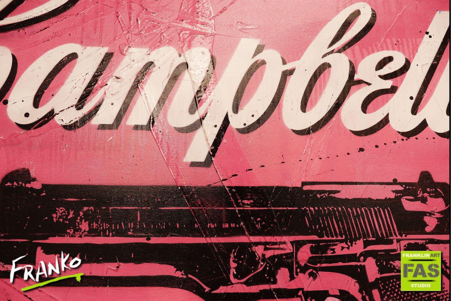 Triple X Guns 140cm x 100cm Guns Pop Art Painting Campbells (SOLD)