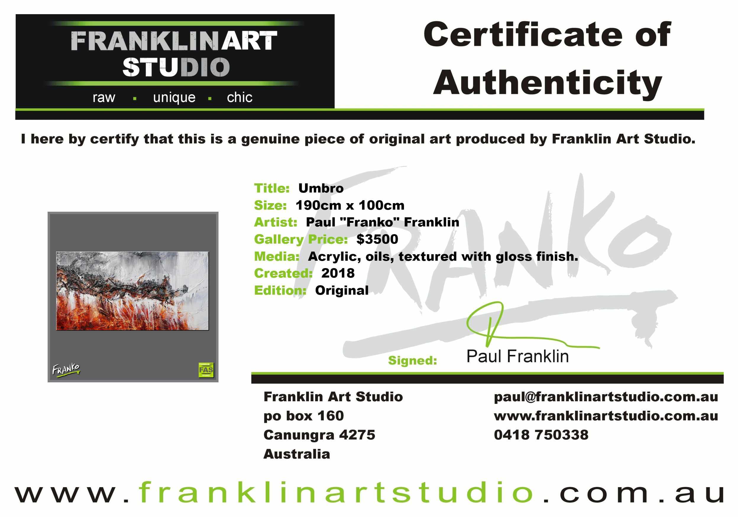 Umbro 190cm x 100cm Brown Grey White Textured Abstract Painting (SOLD)-Abstract-[Franko_Artist]-[The_Block]-[Dream_Homes]-[ideas]-[Grand_Designs]-[Art_Lover]-Franklin Art Studio
