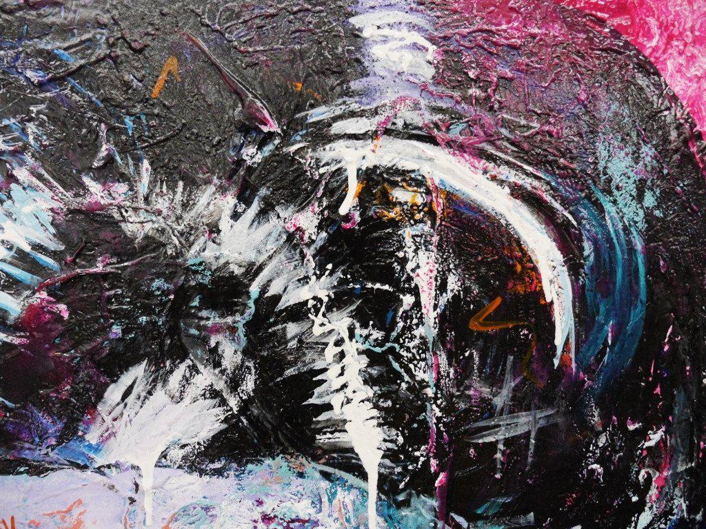 Violet Beauty 140cm x 100cm Elizabeth Taylor Painting (SOLD)