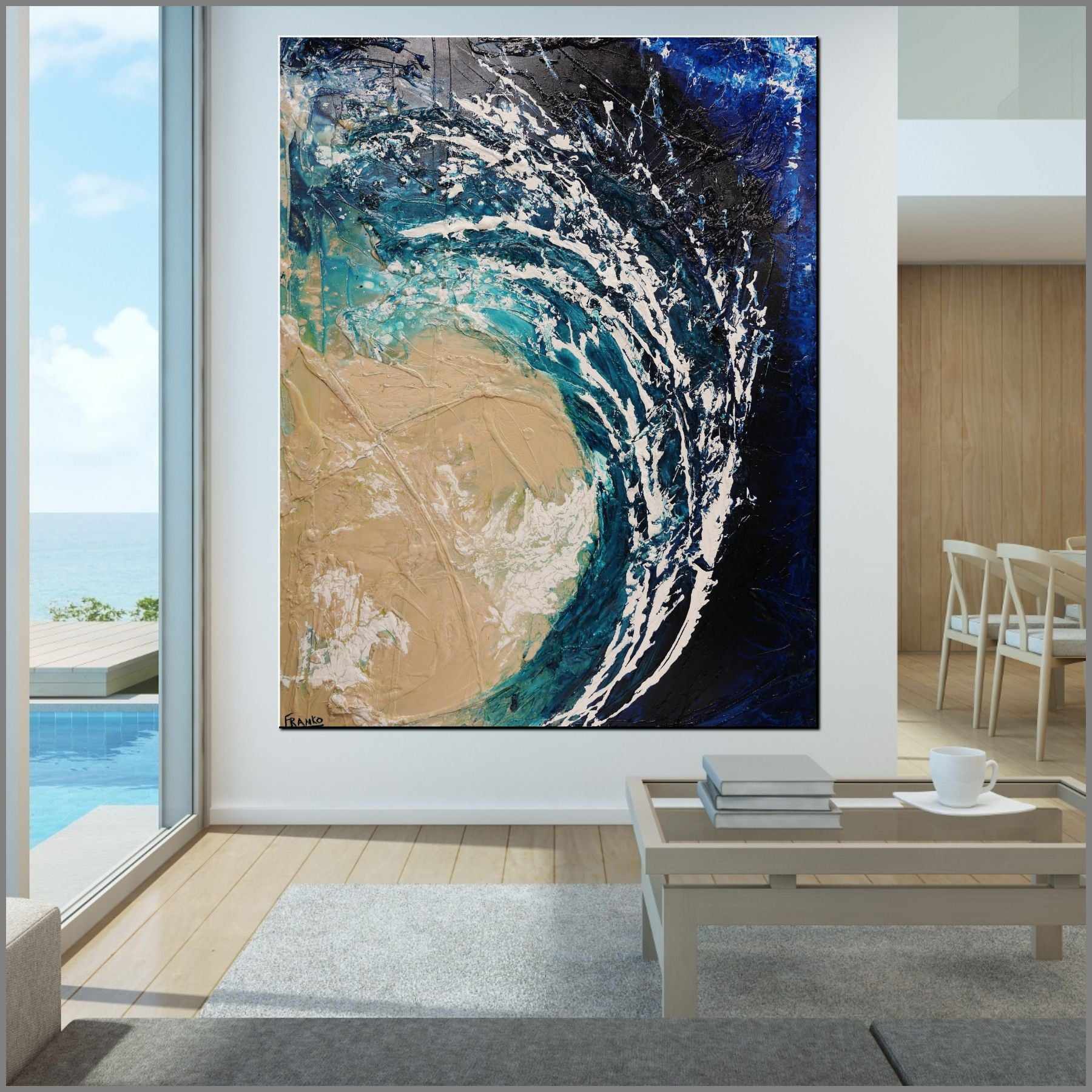 Washed Reef 140cm x 180cm White Cream Blue Textured Abstract Painting (SOLD)-Abstract-[Franko_Artist]-[Australian_artist]-[Gold_Coast]-[Brisbane]-[modern]-[contemporary]-[original]-[Large_artwork]-[The_Block]-[Dream_Homes]-[ideas]-[Grand_Designs]-[Art_Lover]-Franklin Art Studio