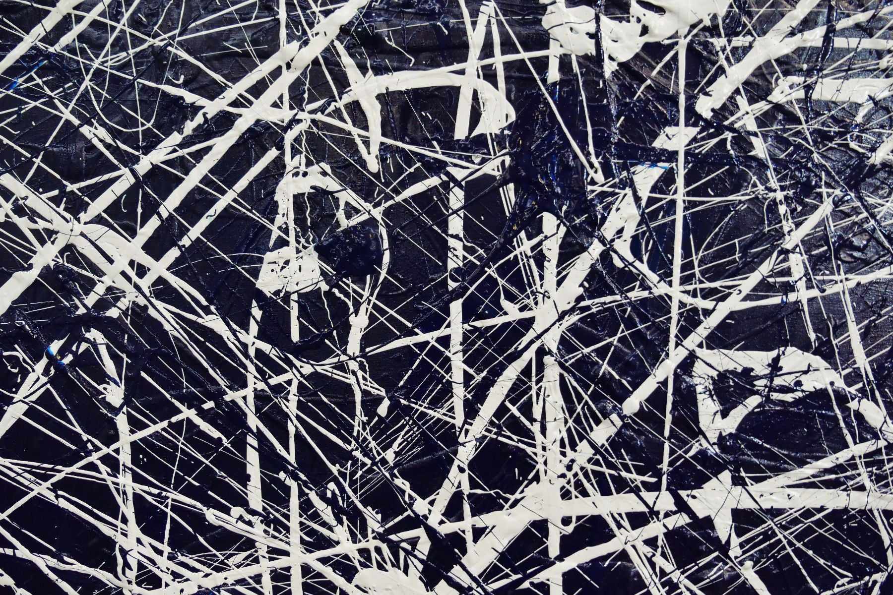 Wild Hamptons 120cm x 120cm White Blue Textured Abstract Painting