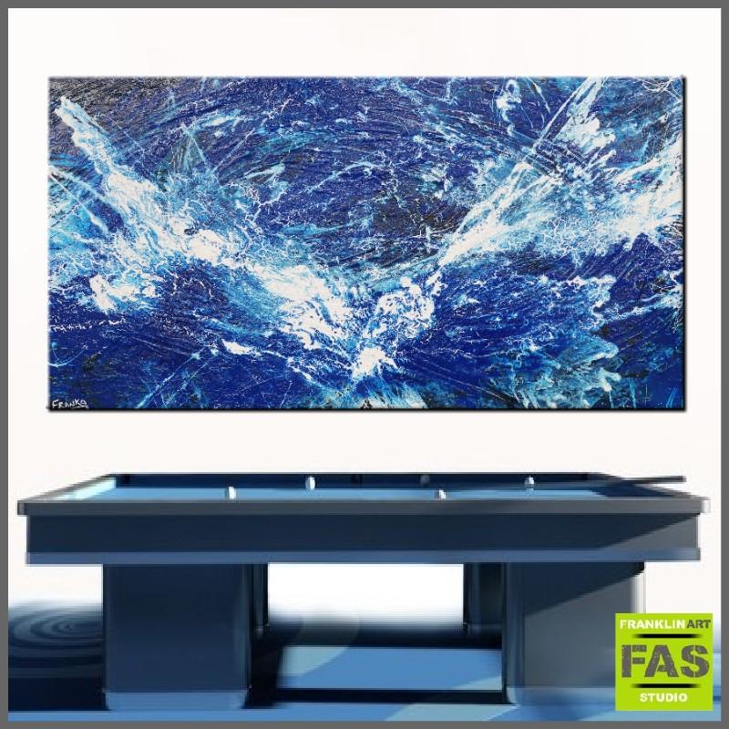Woosh 190cm x 100cm Abstract Painting Blue (SOLD)-abstract-[Franko_Artist]-[Australian_artist]-[Gold_Coast]-[Brisbane]-[modern]-[contemporary]-[original]-[Large_artwork]-[The_Block]-[Dream_Homes]-[ideas]-[Grand_Designs]-[Art_Lover]-Franklin Art Studio