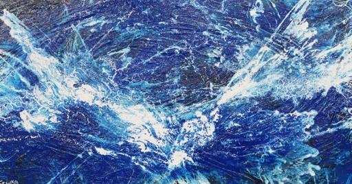 Woosh 190cm x 100cm Abstract Painting Blue (SOLD)-abstract-[Franko_Artist]-[Australian_artist]-[Gold_Coast]-[Brisbane]-[modern]-[contemporary]-[original]-[Large_artwork]-Franklin Art Studio