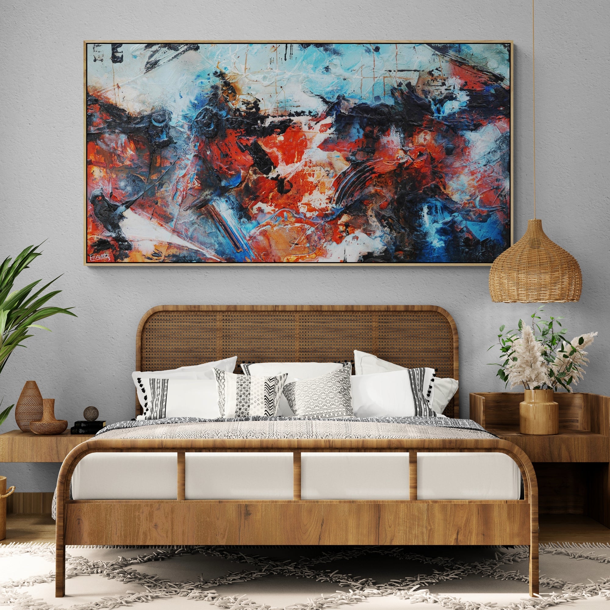 Resonance 190cm x 100cm Textured Abstract Painting (SOLD-Abstract-[Franko_Artist]-[Australian_artist]-[Gold_Coast]-[Brisbane]-[modern]-[contemporary]-[original]-[Large_artwork]-[The_Block]-[Dream_Homes]-[ideas]-[Grand_Designs]-[Art_Lover]-Franklin Art Studio