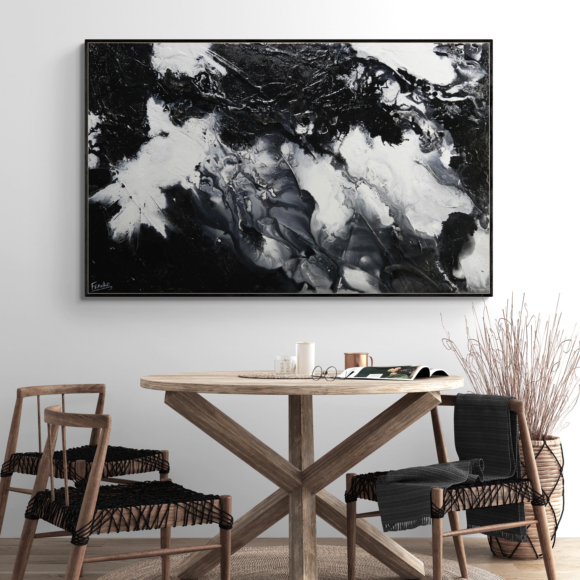 Spatial 160cm x 100cm Textured Abstract Painting-Abstract-[Franko_Artist]-[Australian_artist]-[Gold_Coast]-[Brisbane]-[modern]-[contemporary]-[original]-[Large_artwork]-[The_Block]-[Dream_Homes]-[ideas]-[Grand_Designs]-[Art_Lover]-Franklin Art Studio