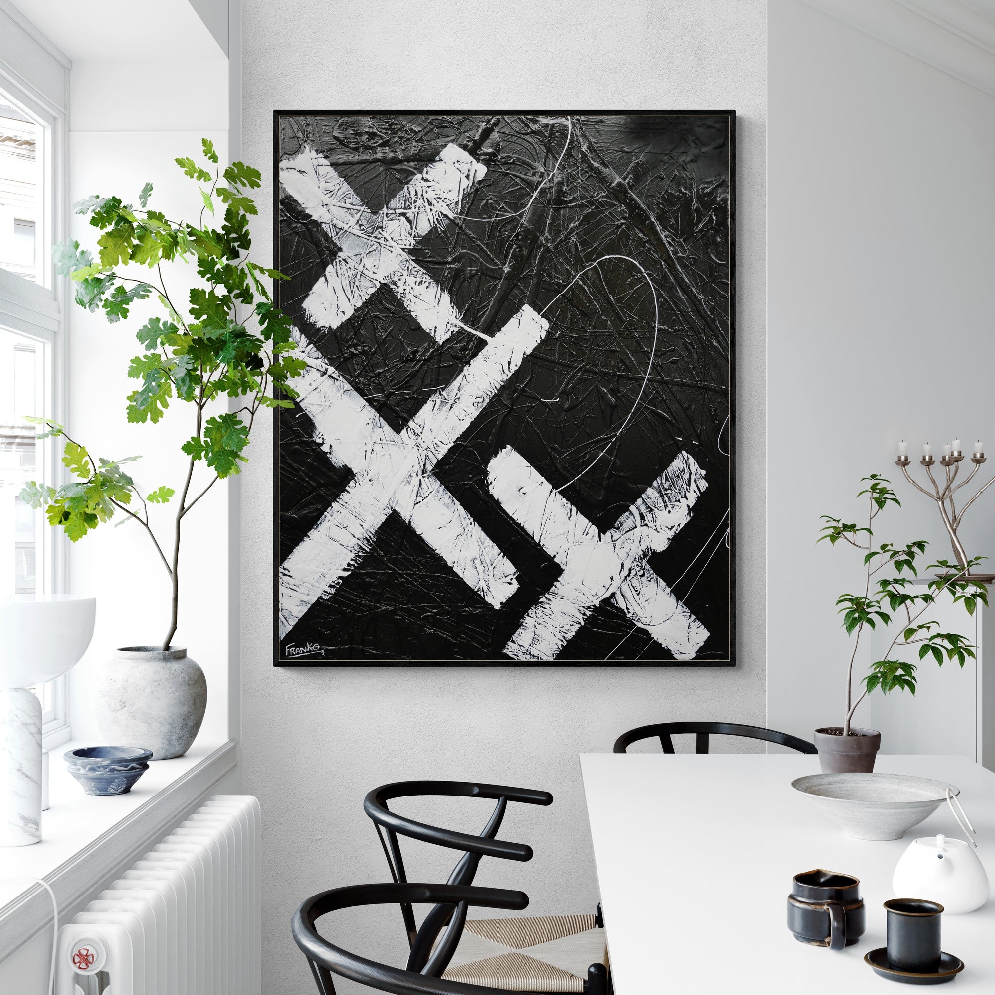 The Triple Kiss 120cm x 100cm Kisses Textured Pop Art Painting (SOLD)-Urban Pop Art-[Franko_Artist]-[Australian_artist]-[Gold_Coast]-[Brisbane]-[modern]-[contemporary]-[original]-[Large_artwork]-[The_Block]-[Dream_Homes]-[ideas]-[Grand_Designs]-[Art_Lover]-Franklin Art Studio