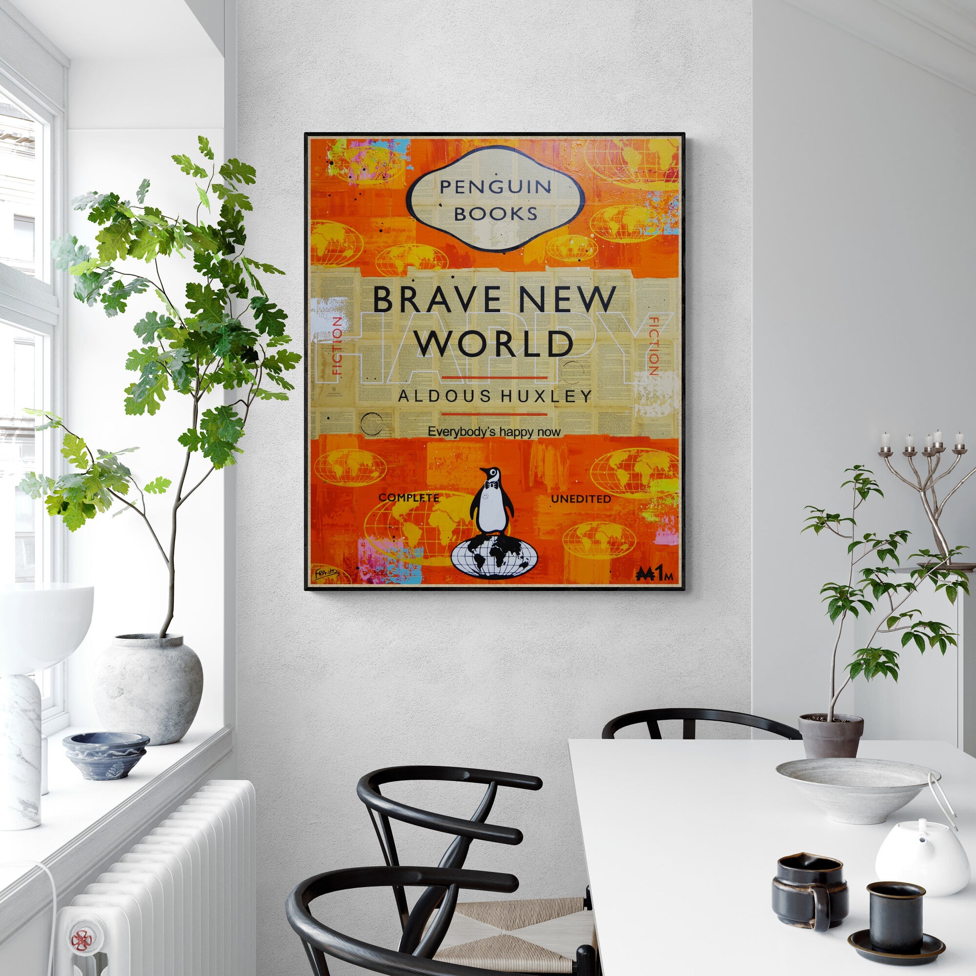 Bravery 100cm x 120cm Urban Pop Book Club Painting
