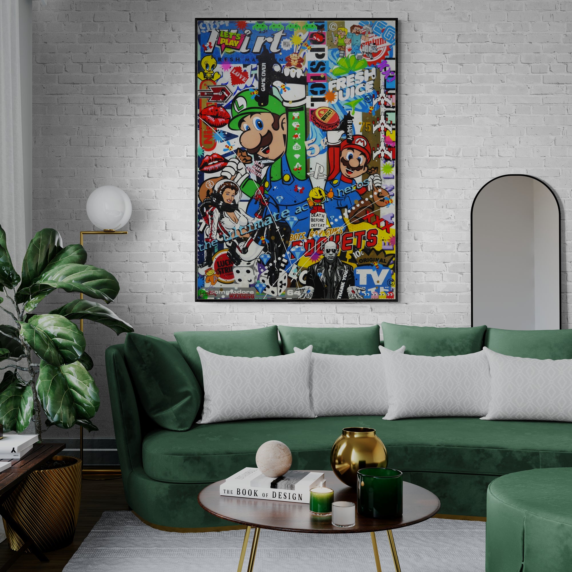 Super Smash and Grab 140cm x 100cm Textured Urban Pop Art Painting (SOLD)-Urban Pop Art-[Franko_Artist]-[Australian_artist]-[Gold_Coast]-[Brisbane]-[modern]-[contemporary]-[original]-[Large_artwork]-[The_Block]-[Dream_Homes]-[ideas]-[Grand_Designs]-[Art_Lover]-Franklin Art Studio
