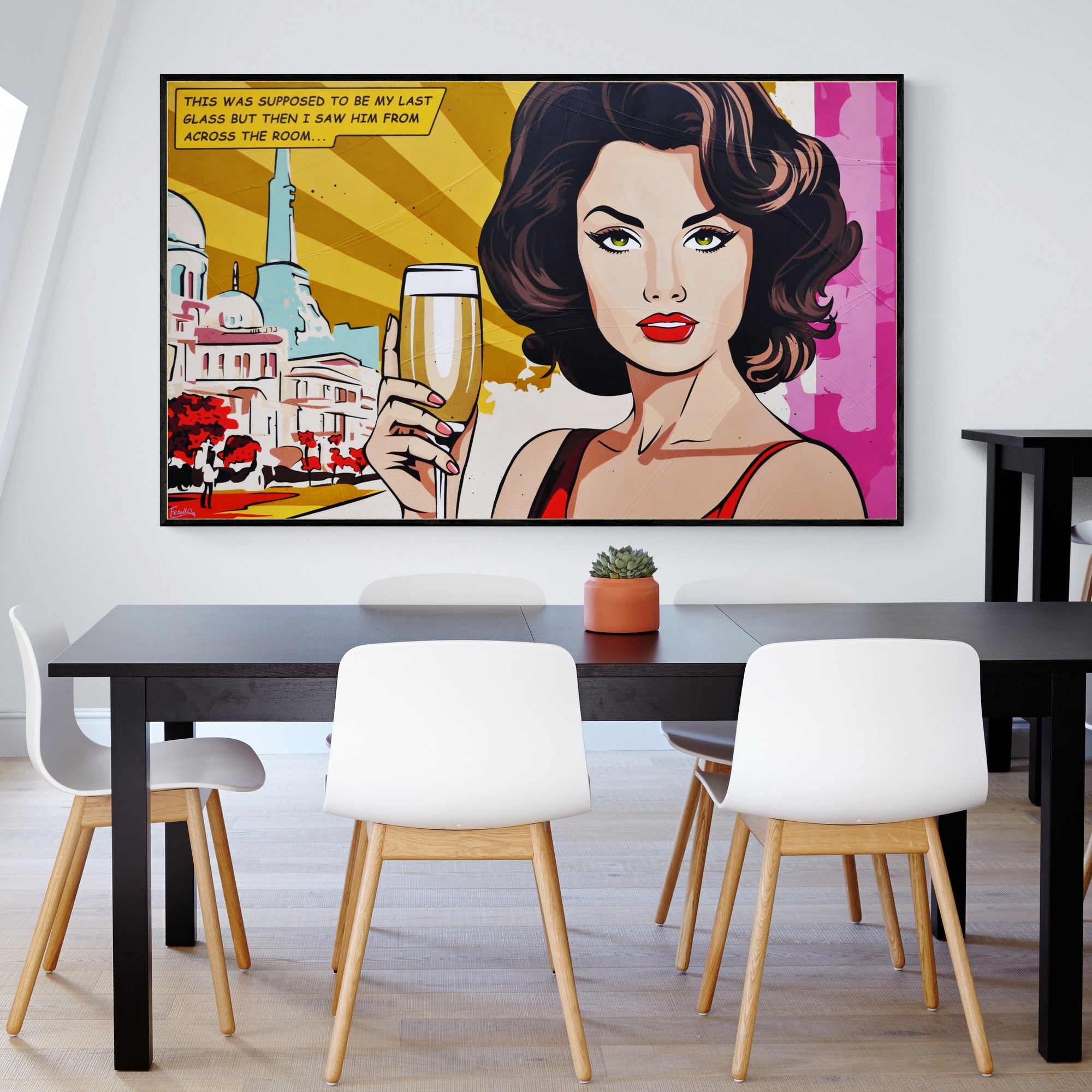 My Last Glass 200cm x 120cm Romantic Textured Classic Pop Art Painting-Urban Pop Art-[Franko_Artist]-[Australian_artist]-[Gold_Coast]-[Brisbane]-[modern]-[contemporary]-[original]-[Large_artwork]-[The_Block]-[Dream_Homes]-[ideas]-[Grand_Designs]-[Art_Lover]-Franklin Art Studio
