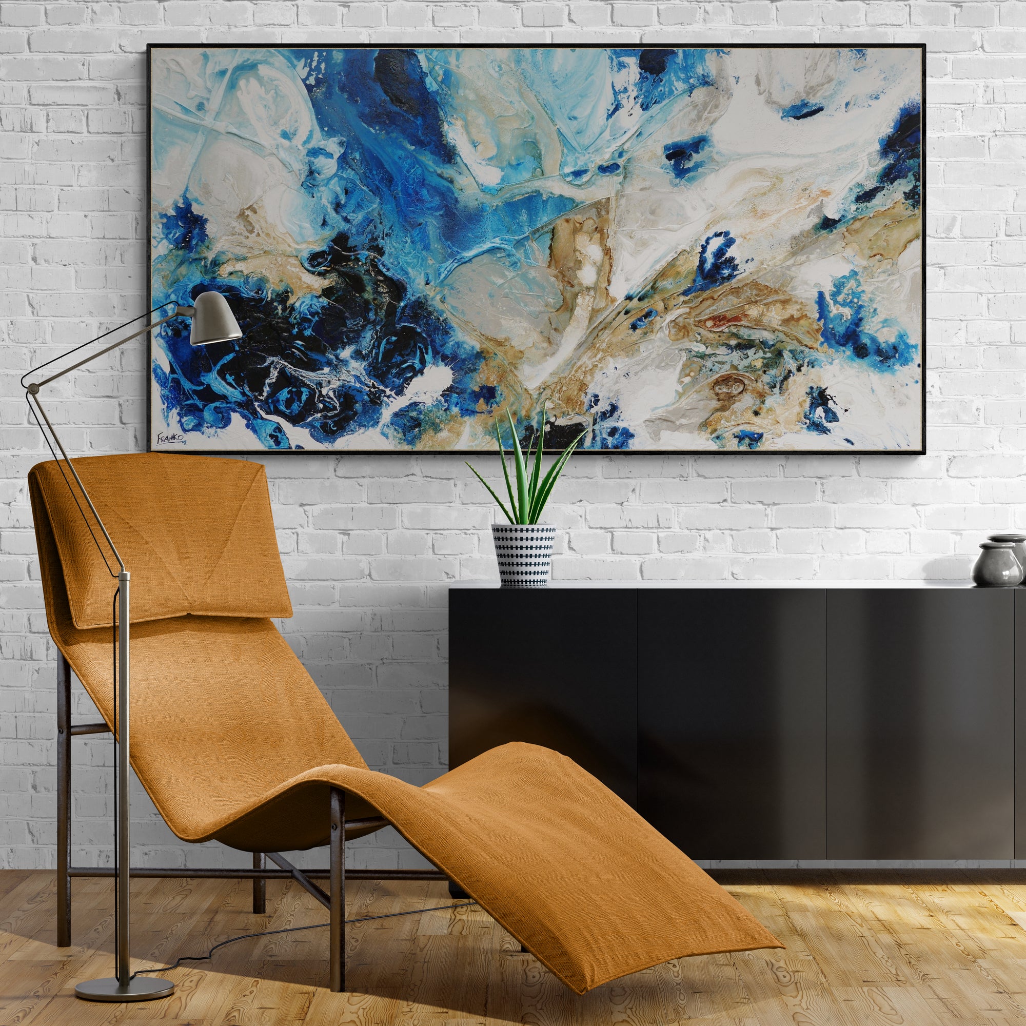 update alt-text with template Rusted Casbah 190cm x 100cm Textured Abstract Painting (SOLD)-Abstract-[Franko_Artist]-[The_Block]-[Dream_Homes]-[ideas]- [Grand_Designs]-Franklin Art Studio