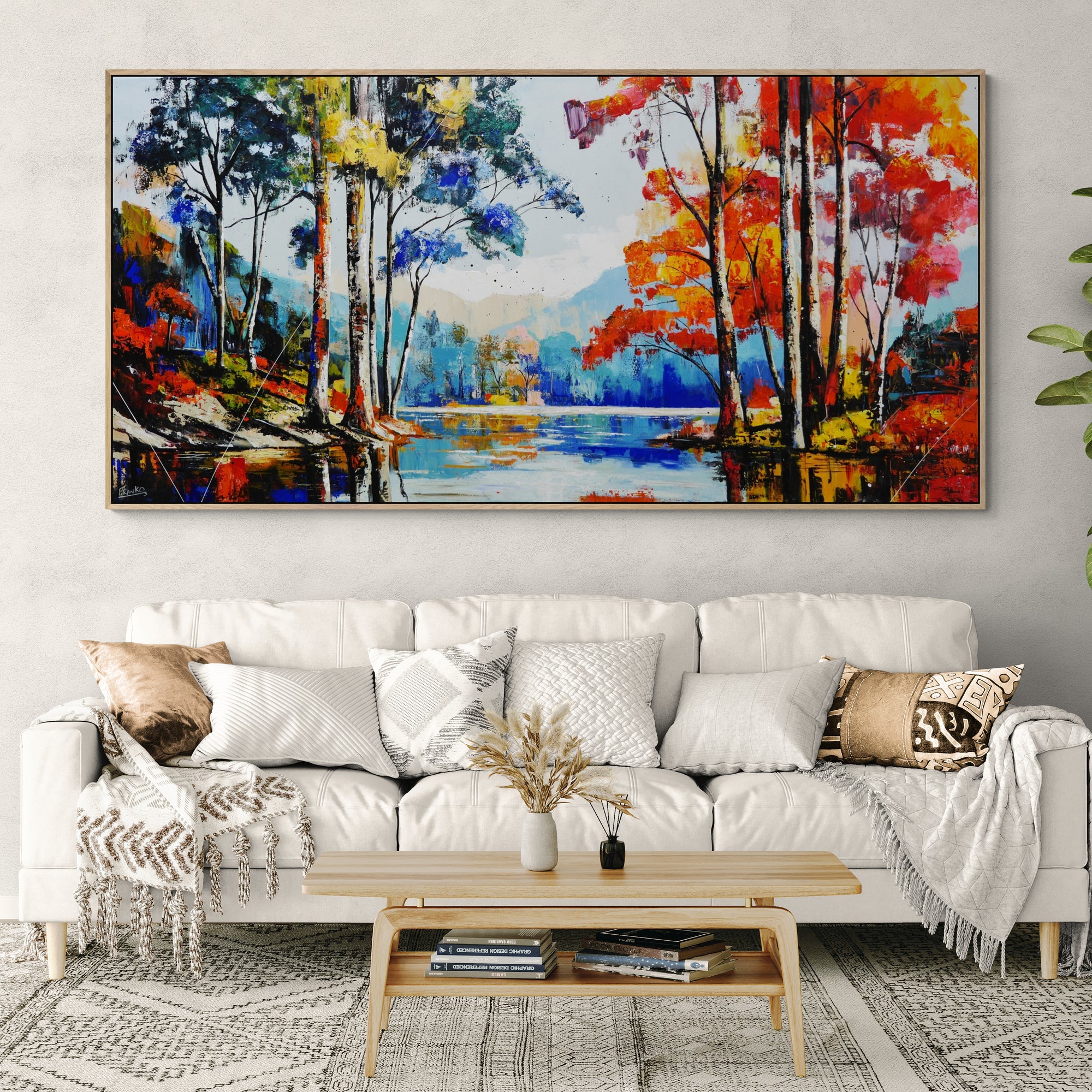 The Expanse 240cm x 120cm Framed Landscape Textured Abstract Realism Painting-abstract realism-[Franko_Artist]-[Australian_artist]-[Gold_Coast]-[Brisbane]-[modern]-[contemporary]-[original]-[Large_artwork]-[The_Block]-[Dream_Homes]-[ideas]-[Grand_Designs]-[Art_Lover]-Franklin Art Studio